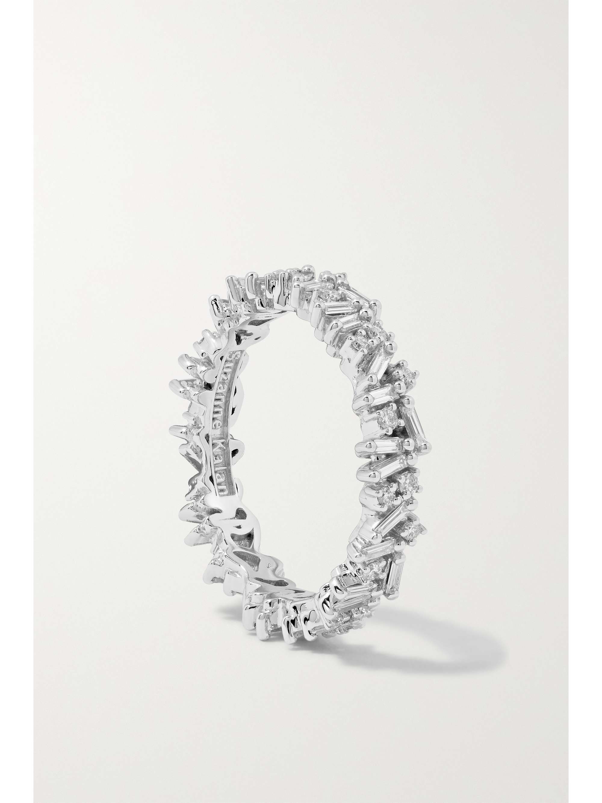SUZANNE KALAN Icon Eternity 18-karat white gold diamond ring
