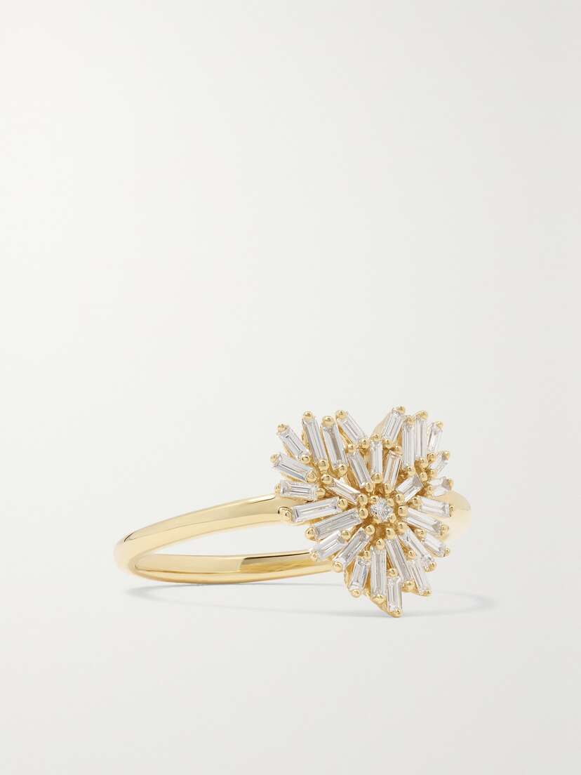 Suzanne Kalan 18-karat Gold Diamond Ring