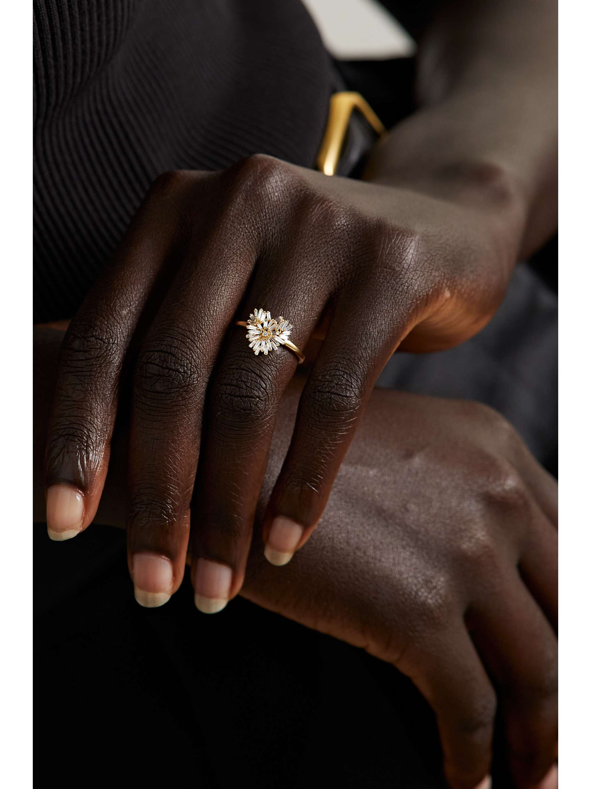 SUZANNE KALAN Ring aus 18 Karat Gold mit Diamanten