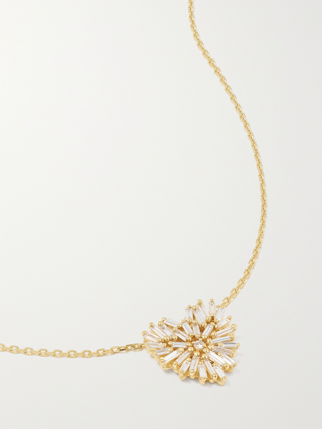 Suzanne Kalan 18-karat Gold Diamond Necklace