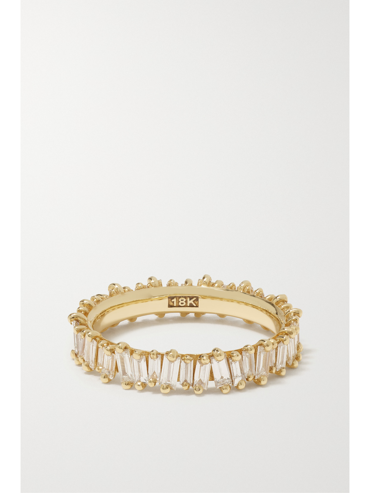 Suzanne Kalan 18-karat Gold Diamond Ring In Gold