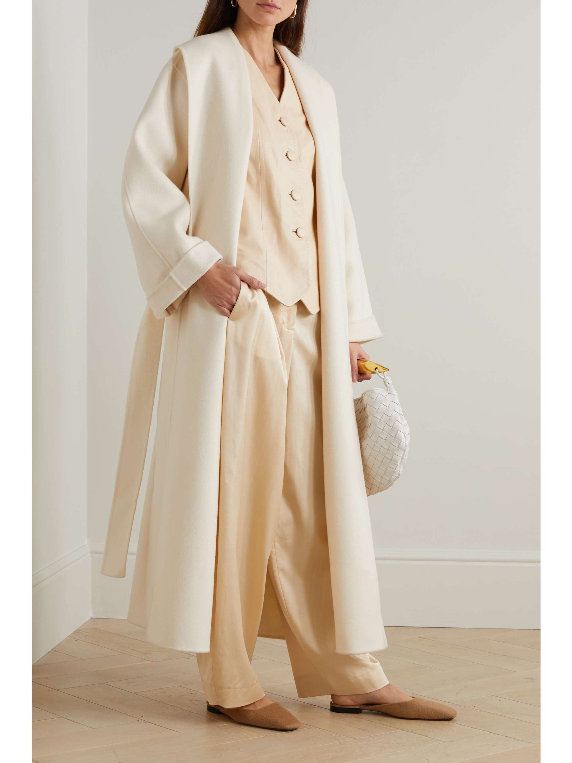 BY MALENE BIRGER Trullem belted wool coat