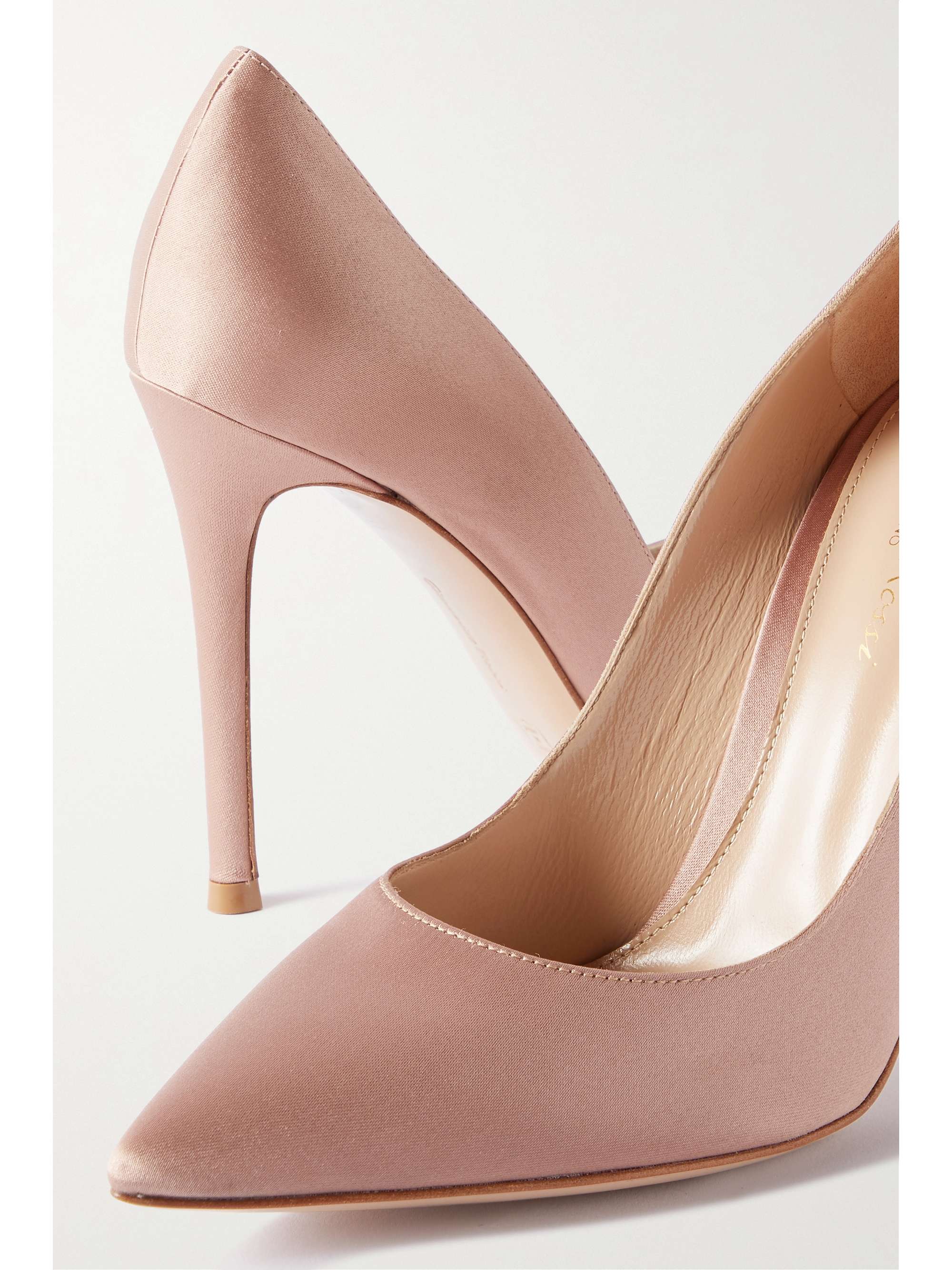 GIANVITO ROSSI 105 satin pumps