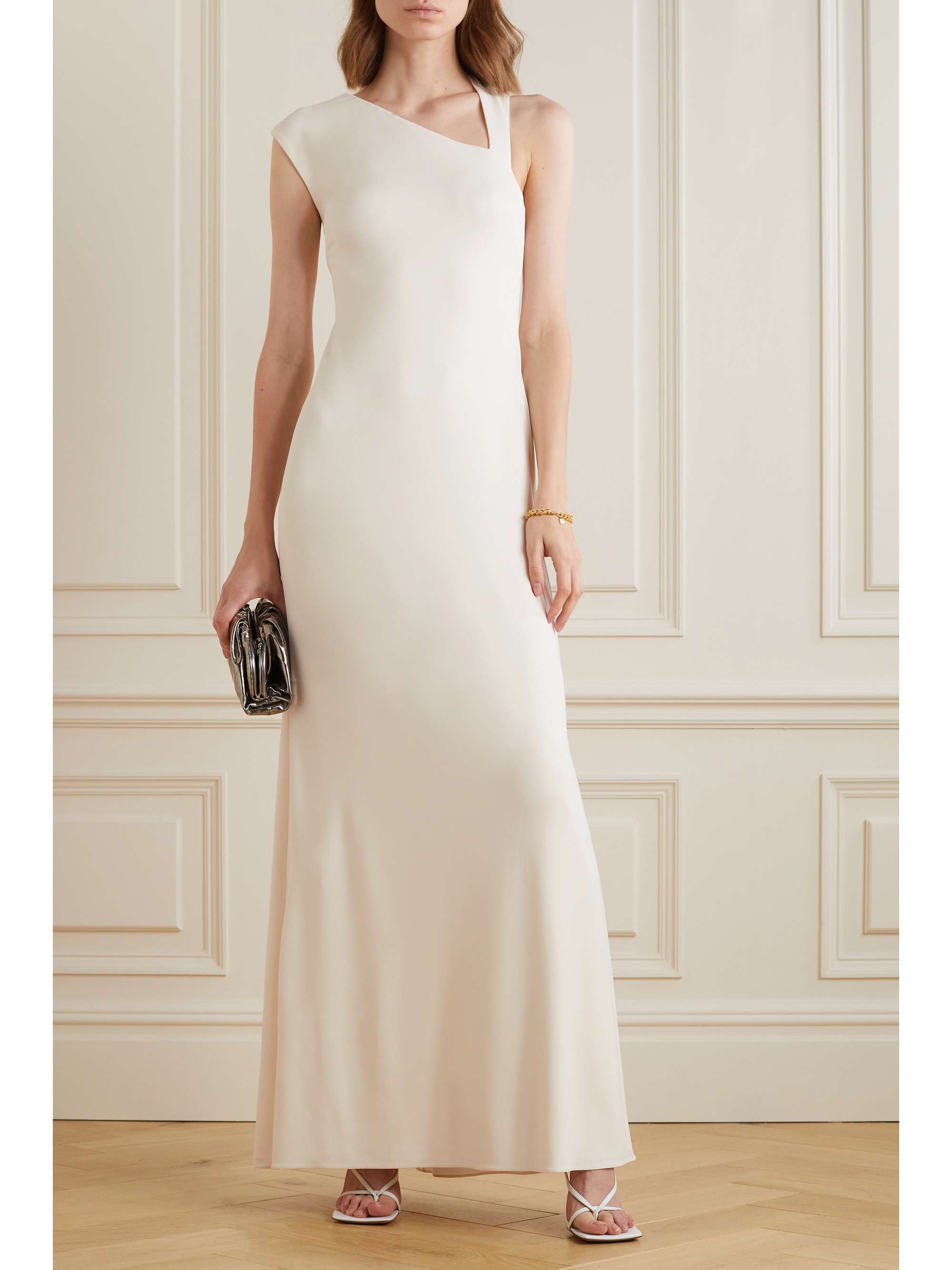 RALPH LAUREN COLLECTION Katerina cutout crepe gown | NET-A-PORTER