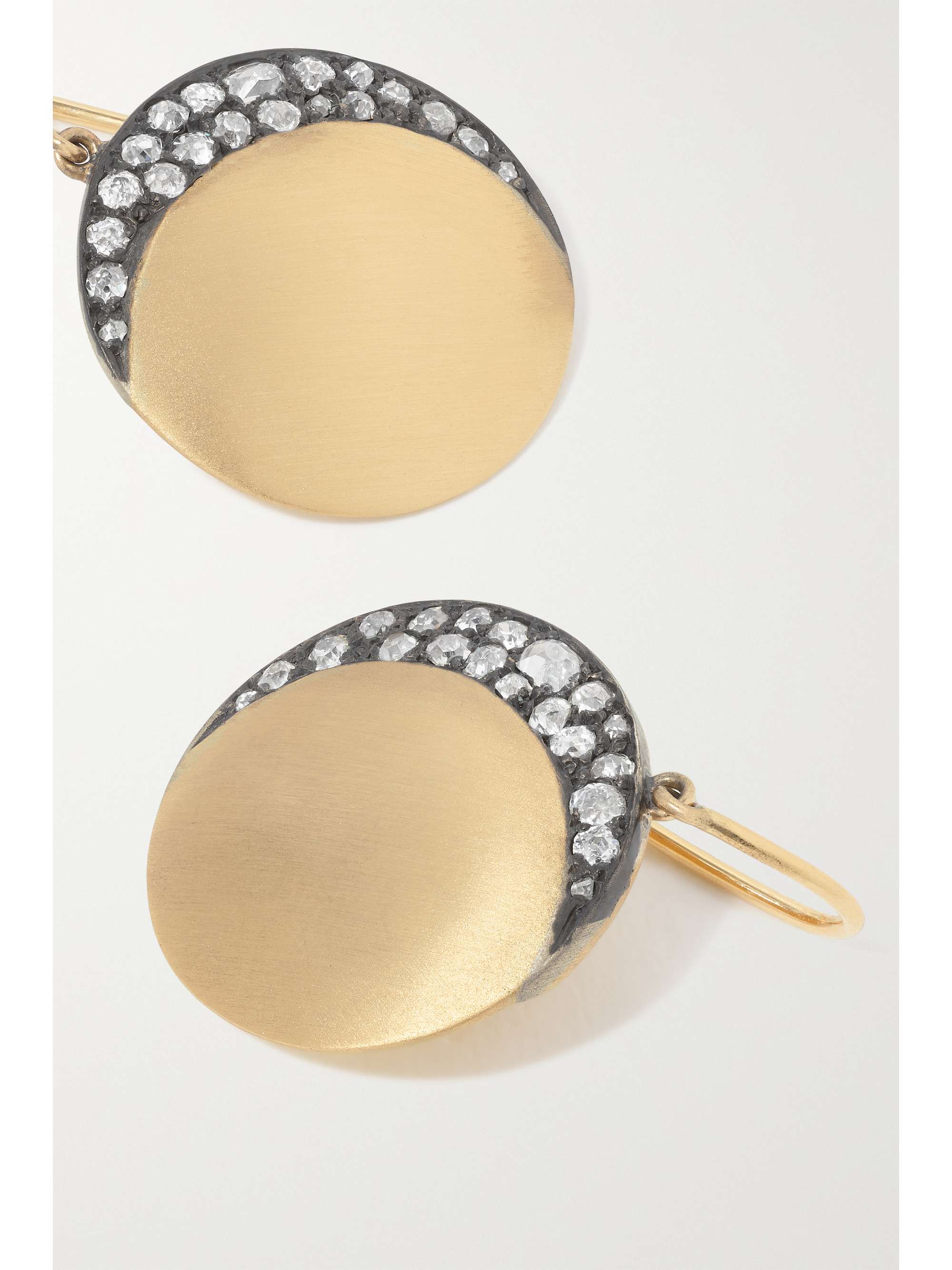 FRED LEIGHTON Collection 18-karat gold diamond earrings
