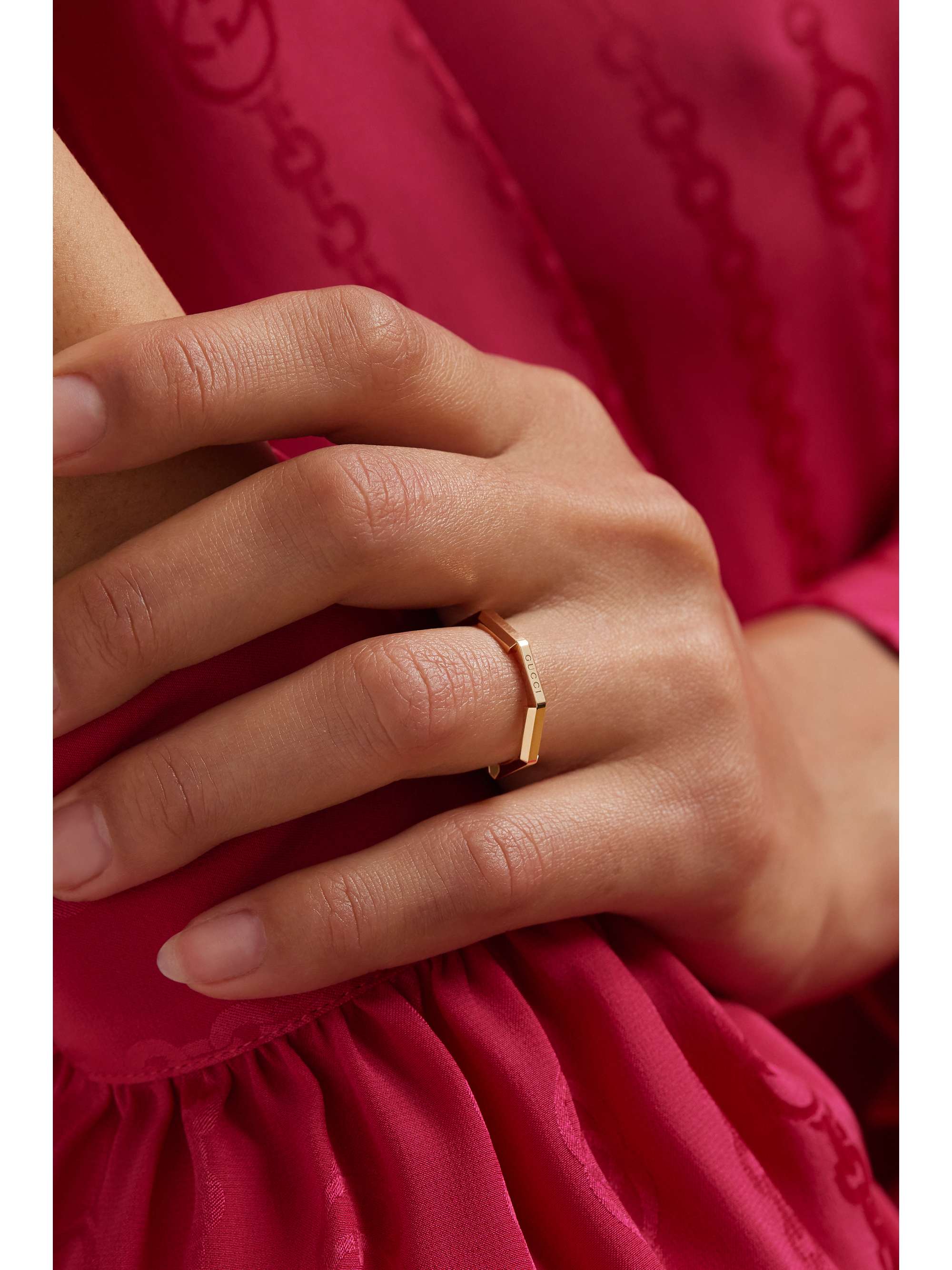 Link to Love Ring aus 18 Karat Rosegold NET A PORTER