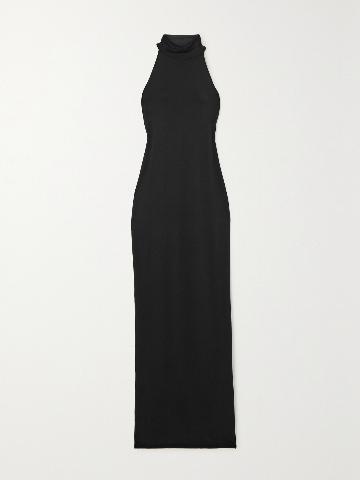 Skims - Smooth Lounge Stretch Modal-blend Maxi Dress - Onyx