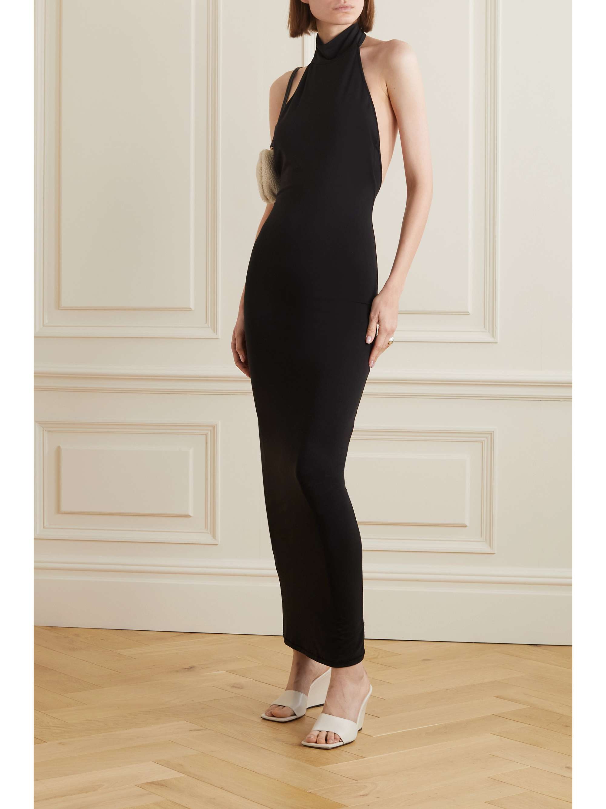 Smooth Lounge stretch modal-blend maxi dress - Onyx