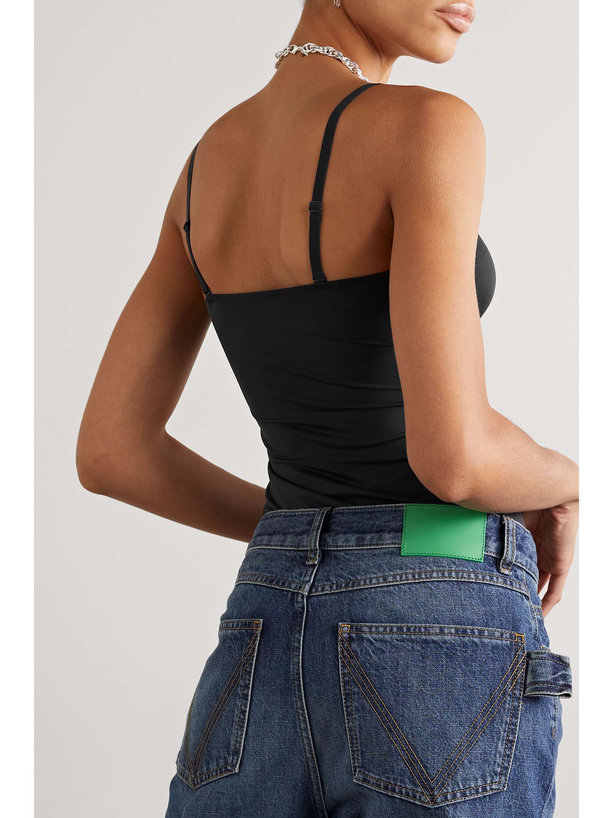 SKIMS Contour Lift underwired stretch tank Onyx NETAPORTER