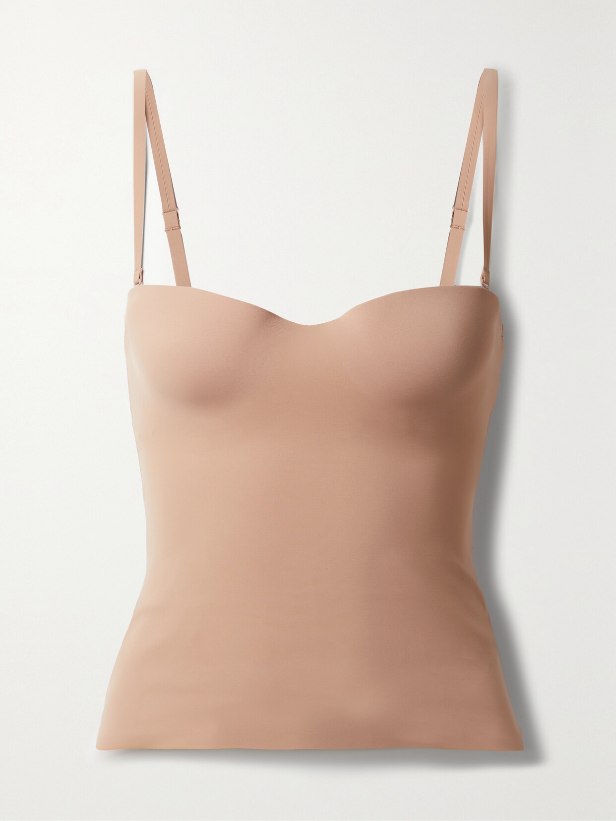 Skims Contour Lift Underwired Stretch Tank In Brown