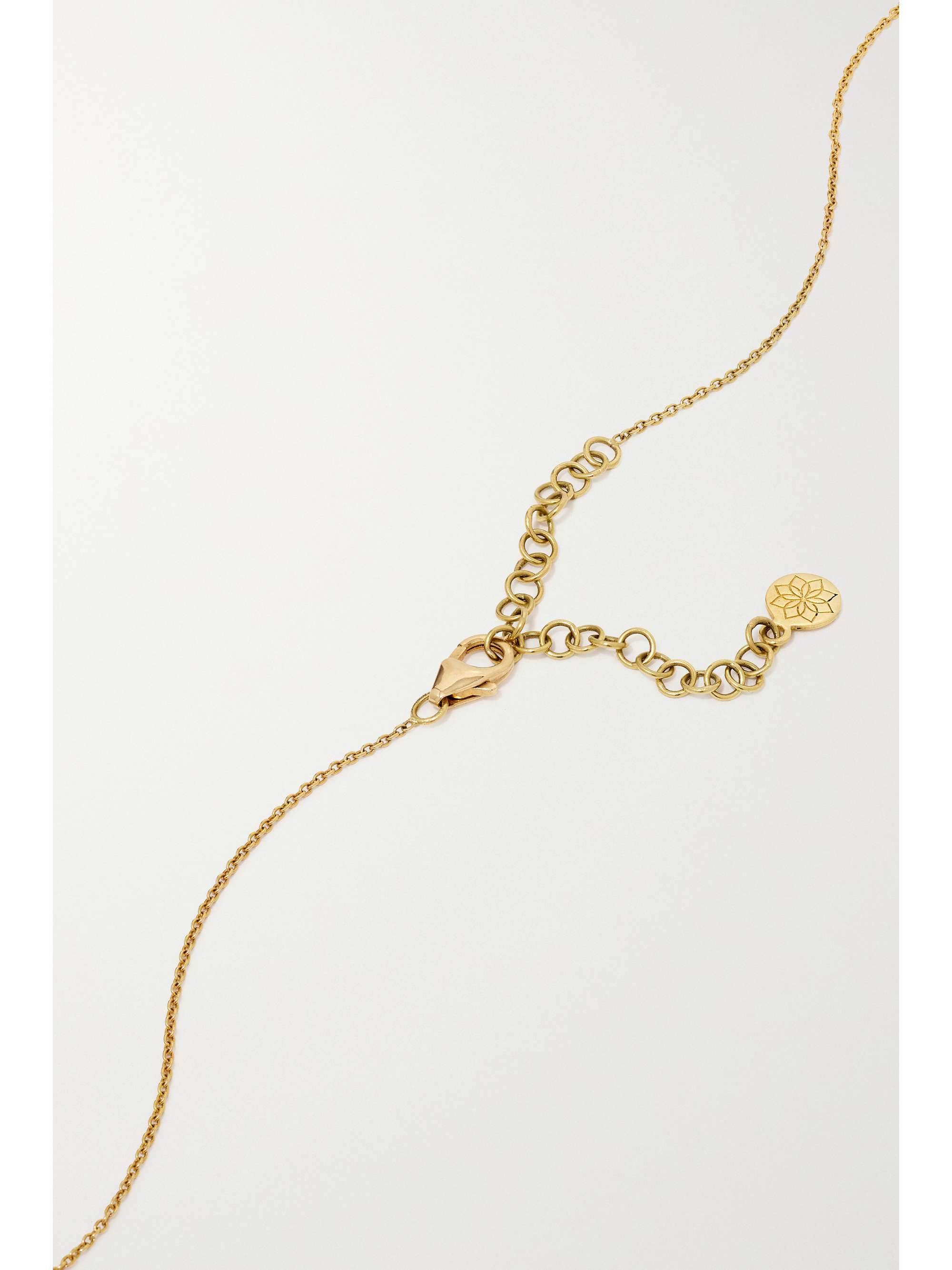 AMRAPALI LONDON 14-karat gold diamond necklace