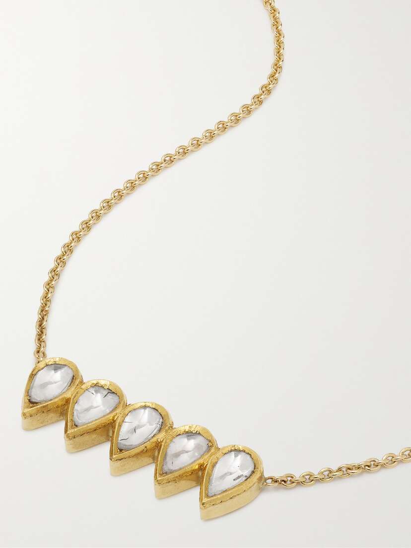 Amrapali London 14-karat Gold Diamond Necklace