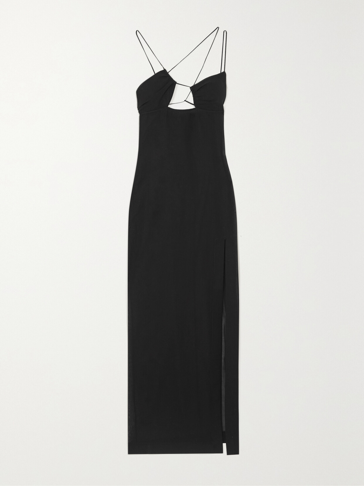 NENSI DOJAKA CUTOUT COTTON-VOILE MAXI DRESS