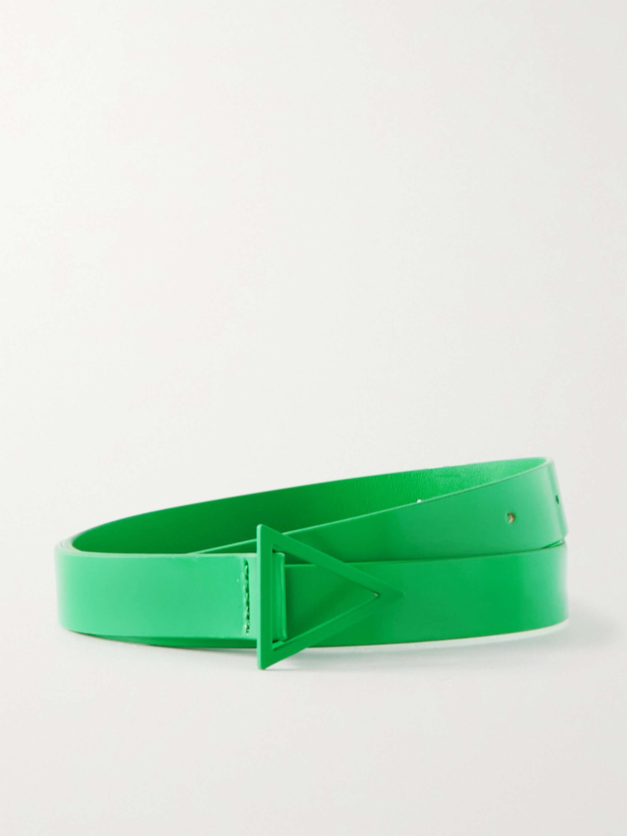 Belts  Womens Bottega Veneta Wraparound Leather Belt Green – Harryswines