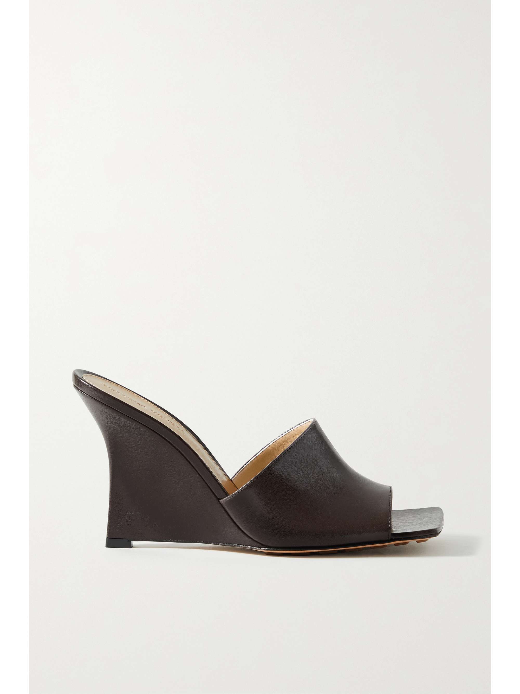 Brown Leather mules | BOTTEGA VENETA 
