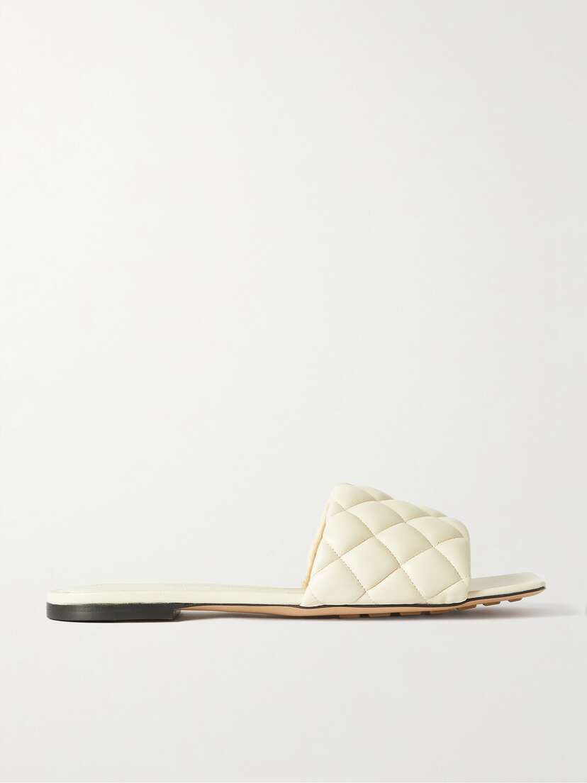 Bottega Veneta Quilted Leather Slides