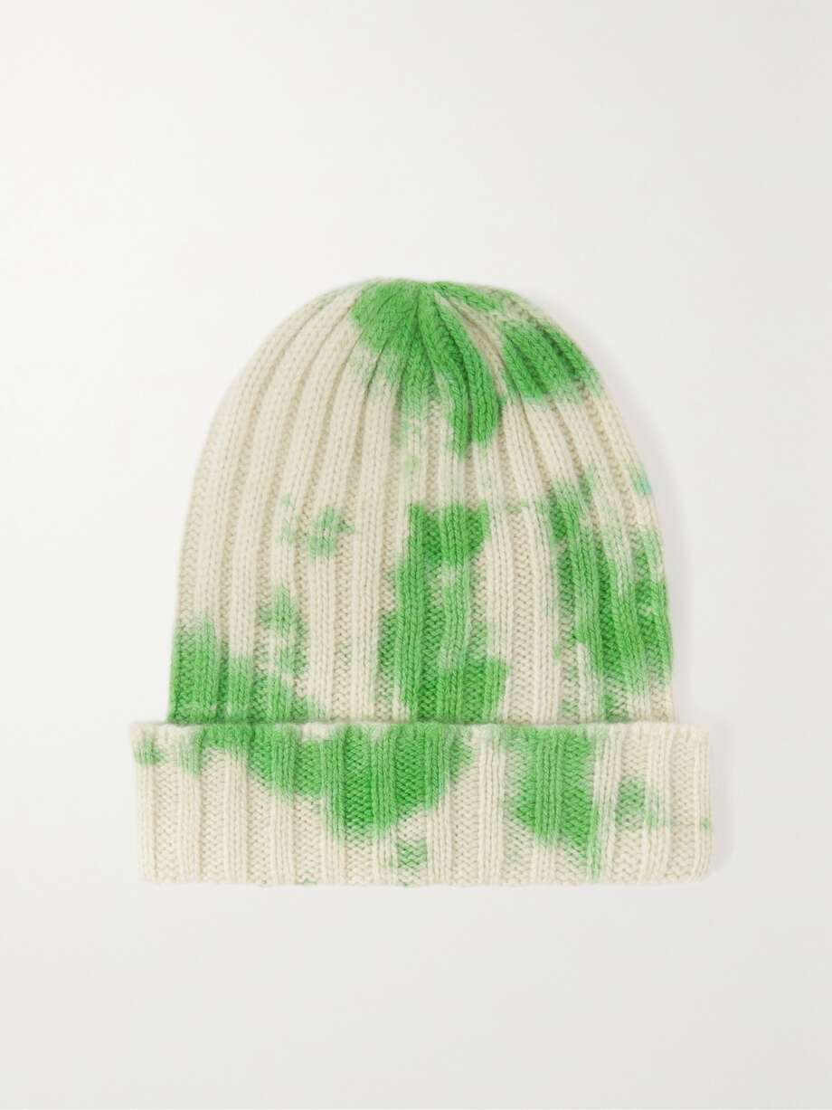 net-a-porter.com | Hot Ranger tie-dyed ribbed cashmere beanie