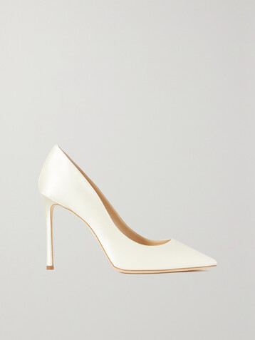 JIMMY CHOO Romy 100 satin pumps