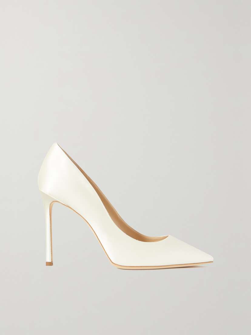 Jimmy Choo Romy 100 Satin Pumps