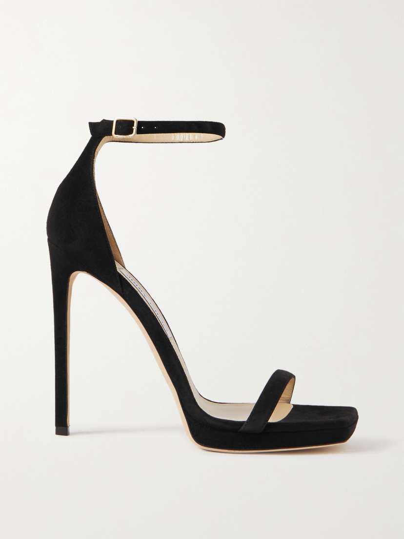 Jimmy Choo Alva 120 Suede Sandals