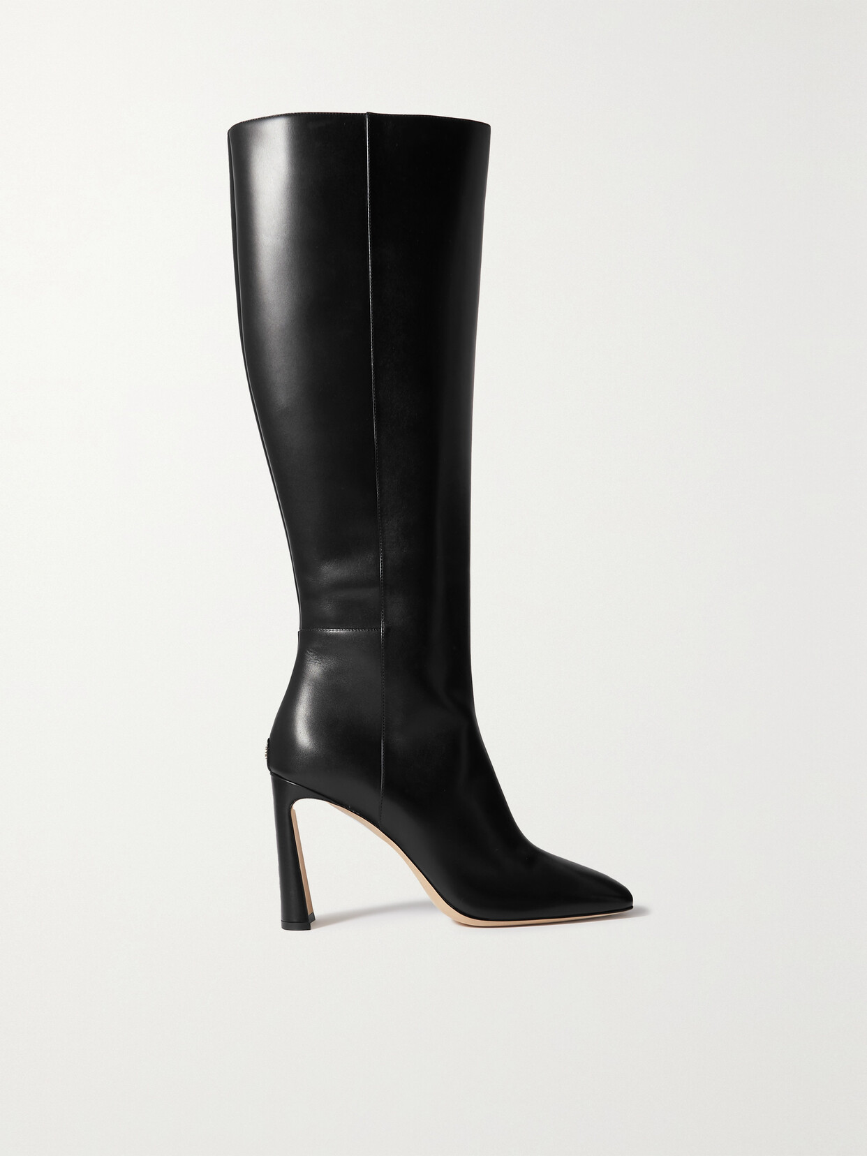 Jimmy Choo - Kinsey 95 Leather Knee Boots - Black