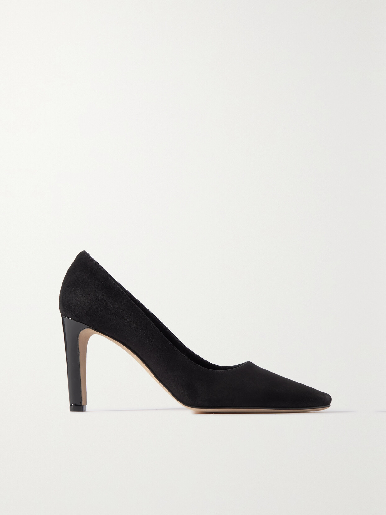 Manolo Blahnik - Cherfusianu 90 Suede Pumps - Black