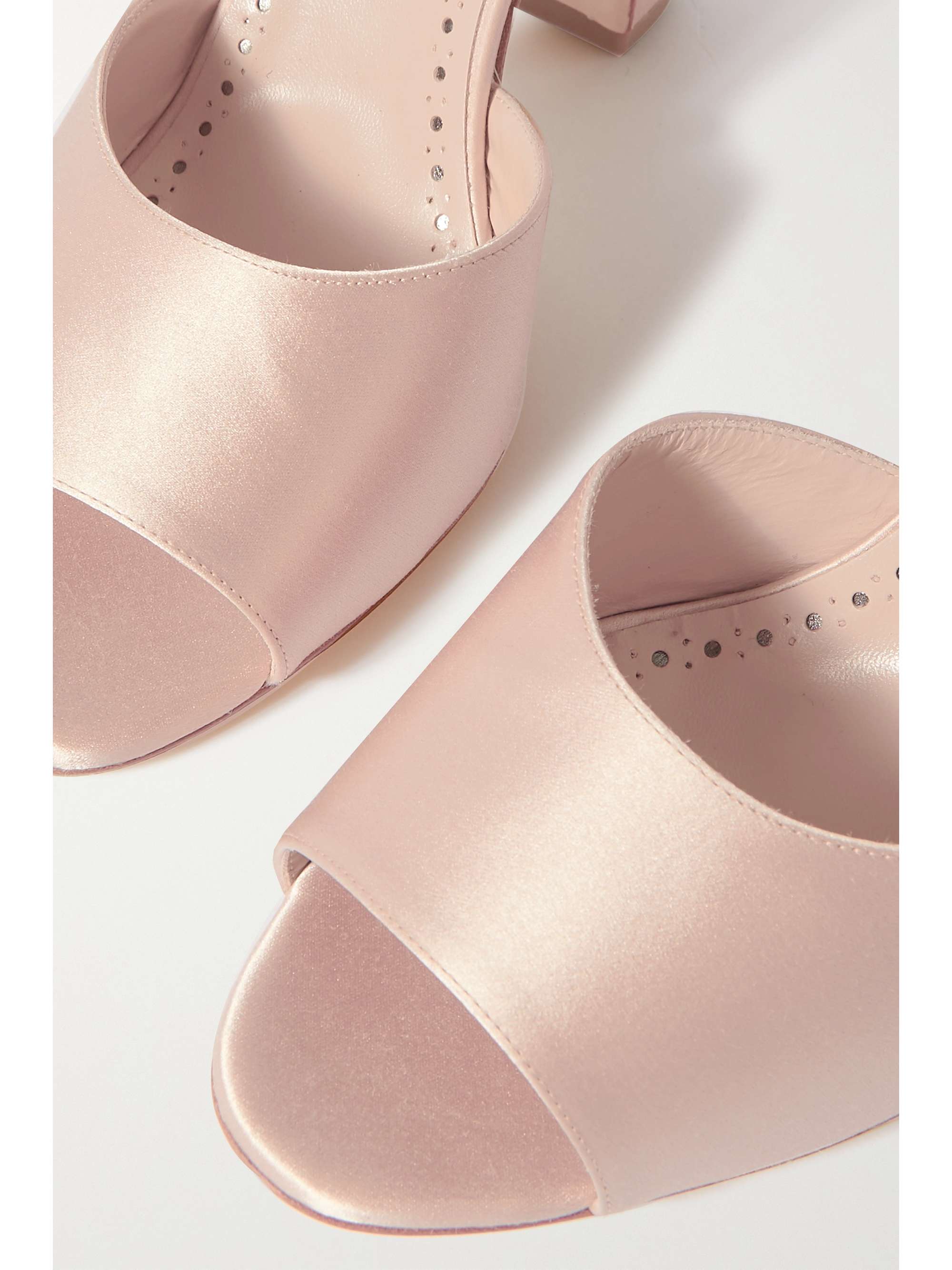 MANOLO BLAHNIK Elohbita 105 带缀饰缎布凉鞋