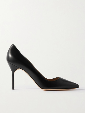 MANOLO BLAHNIK BB 90 leather pumps