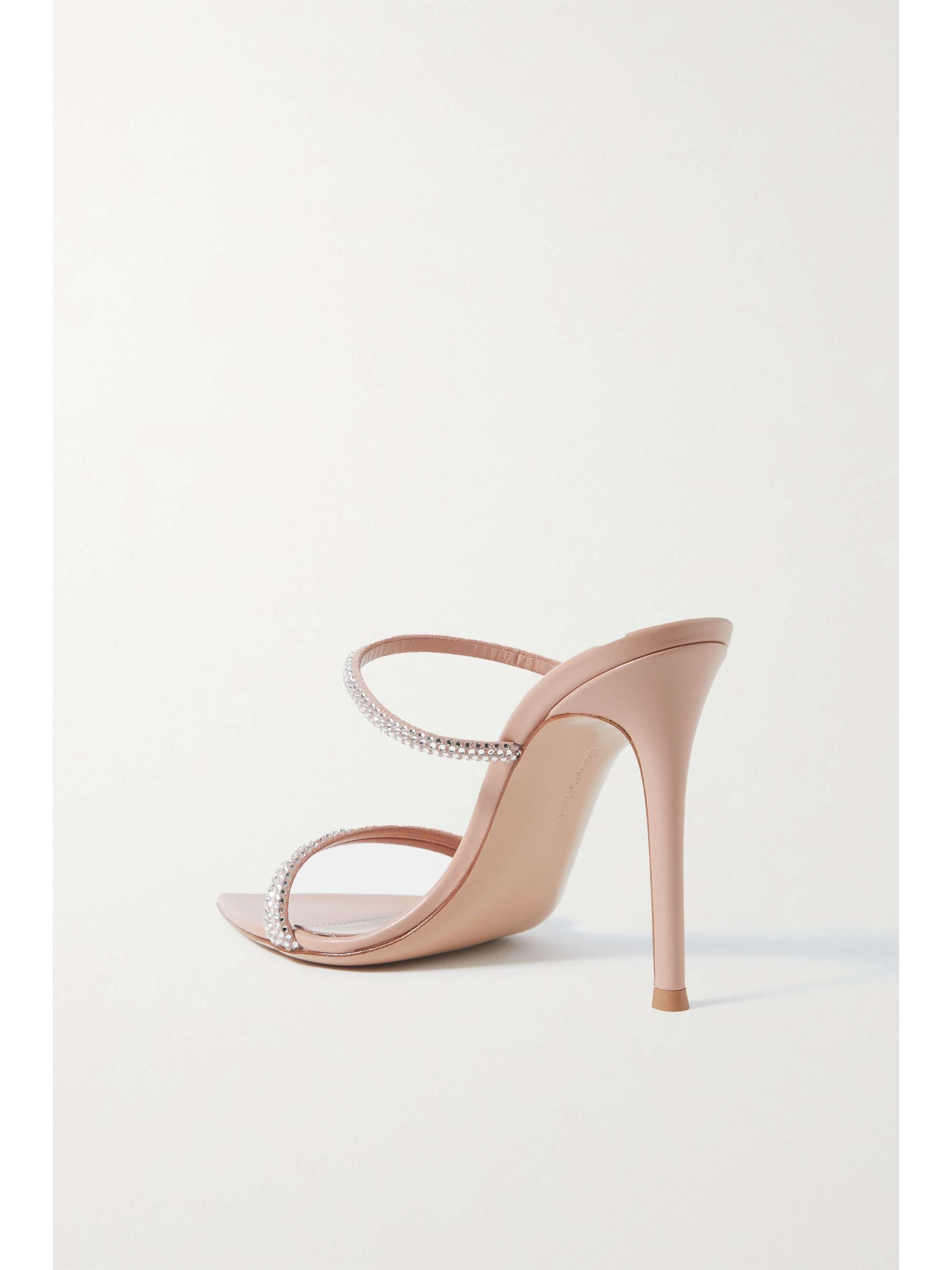 GIANVITO ROSSI 105 crystal-embellished leather sandals