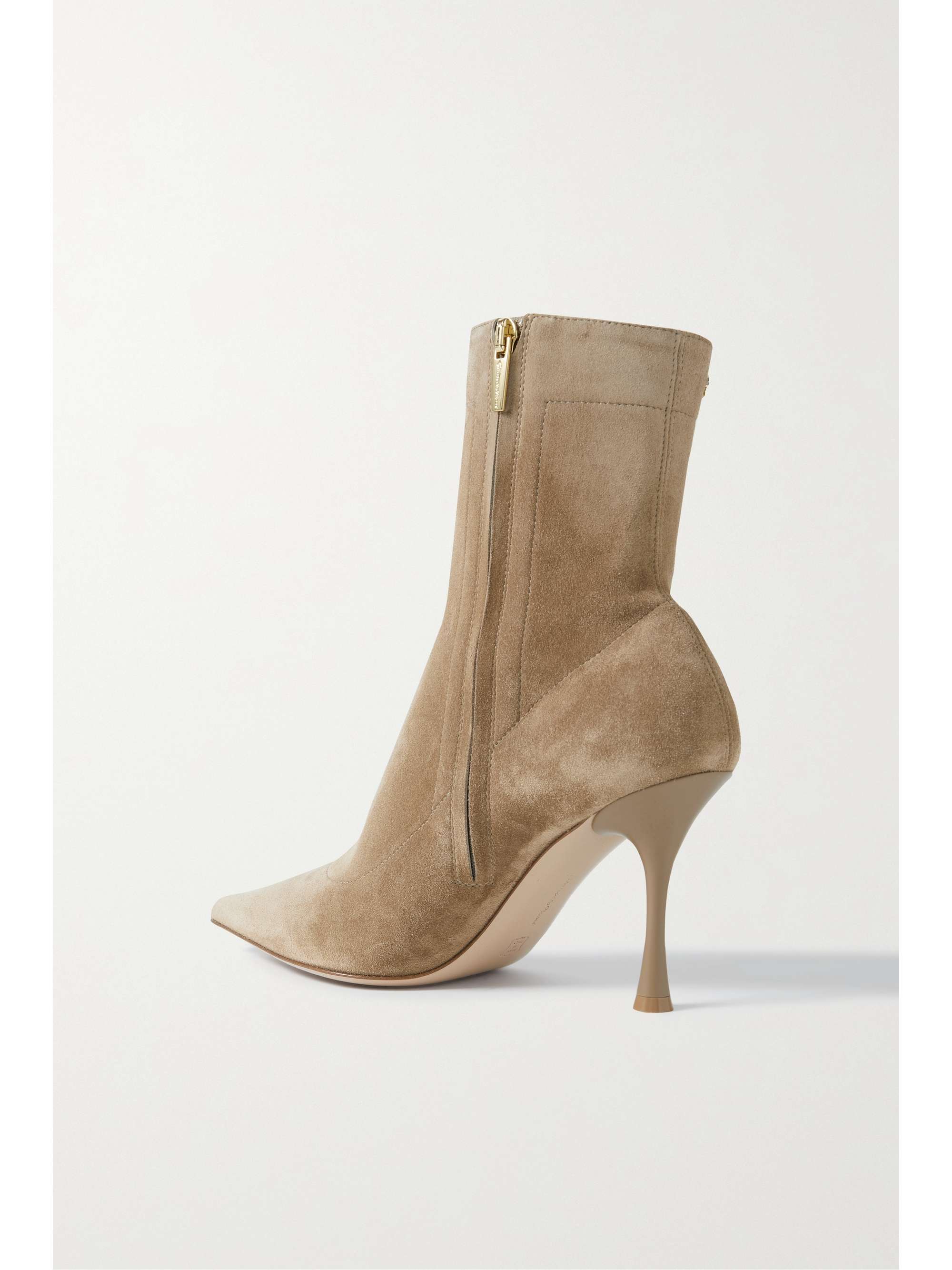 GIANVITO ROSSI 85 suede ankle boots