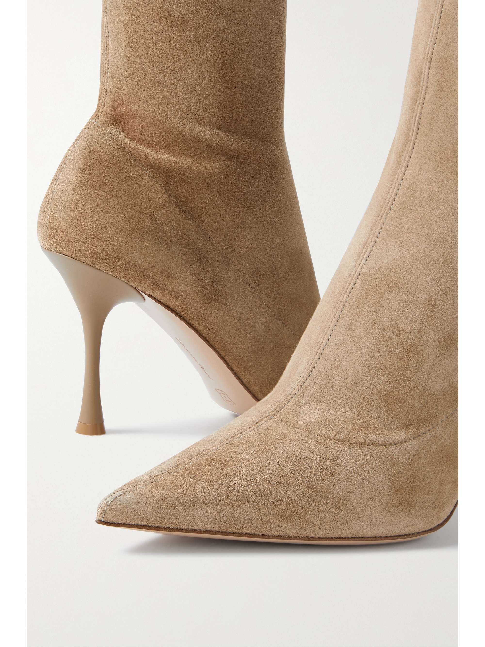 GIANVITO ROSSI 85 suede ankle boots