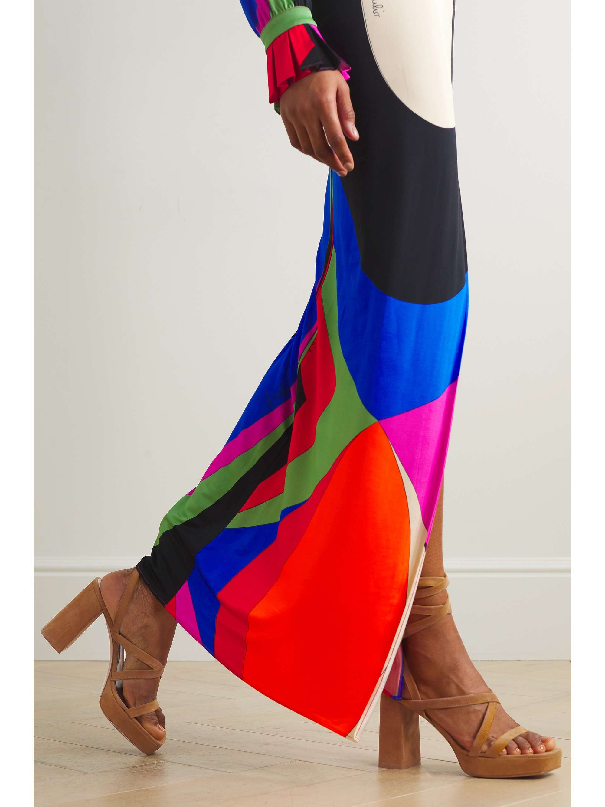 GIANVITO ROSSI 70 suede platform sandals