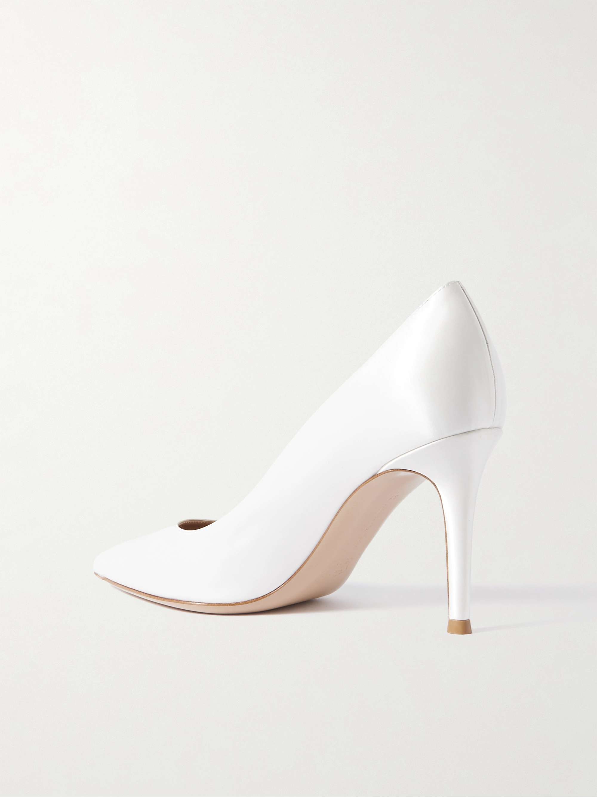 GIANVITO ROSSI Gianvito 85 satin pumps | NET-A-PORTER