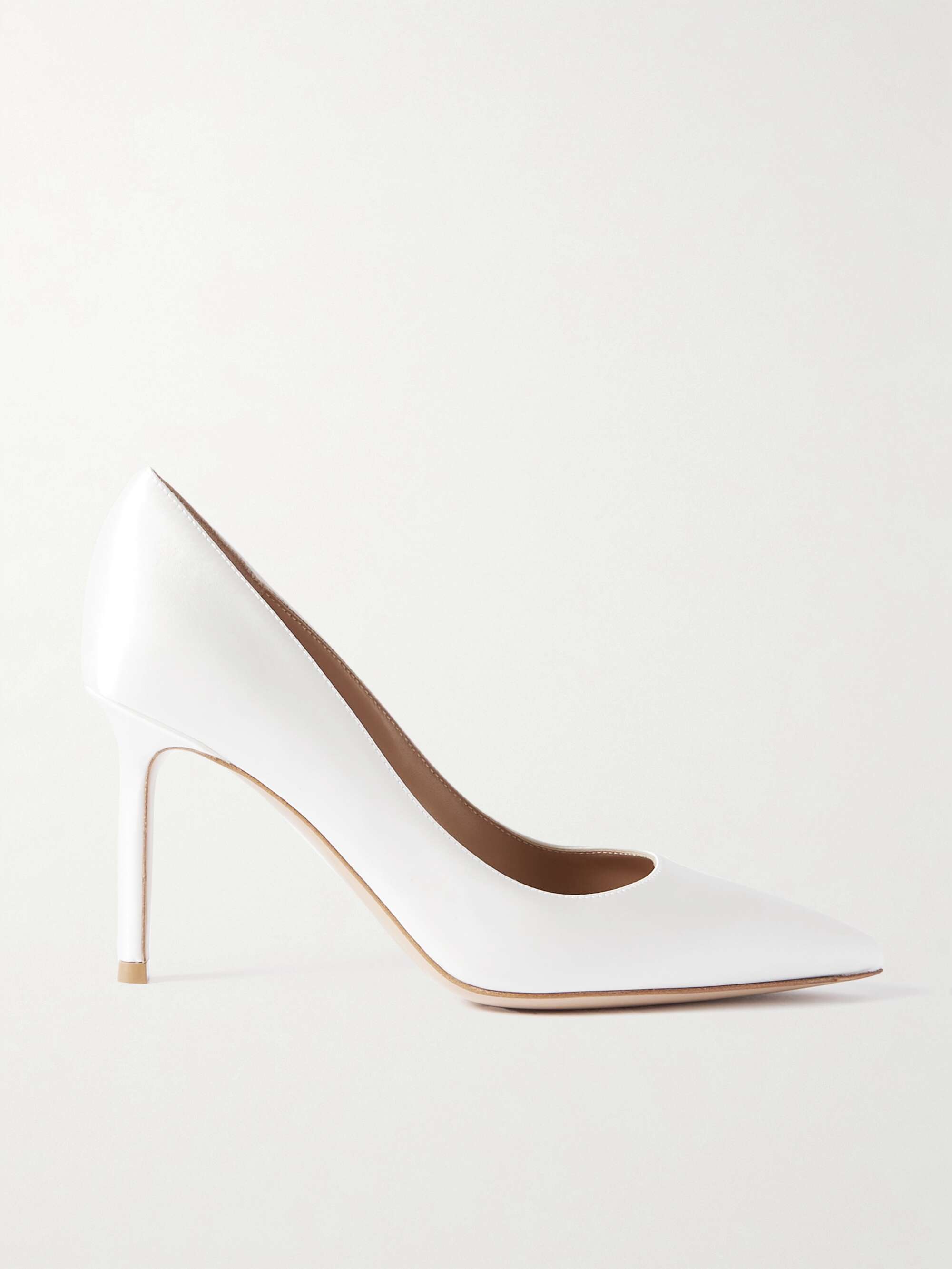 GIANVITO ROSSI Gianvito 85 satin pumps | NET-A-PORTER