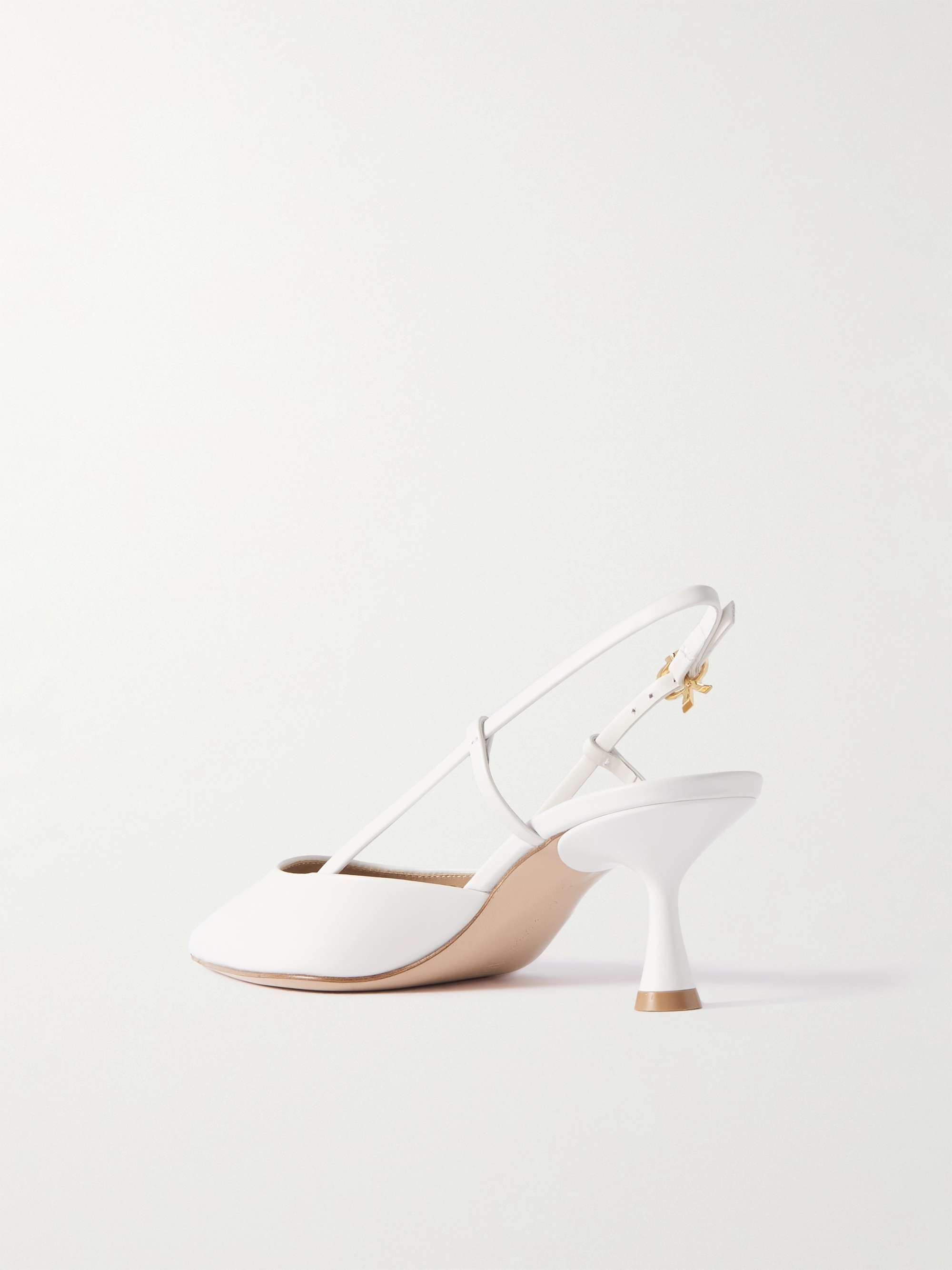 GIANVITO ROSSI Ascent 55 leather slingback pumps