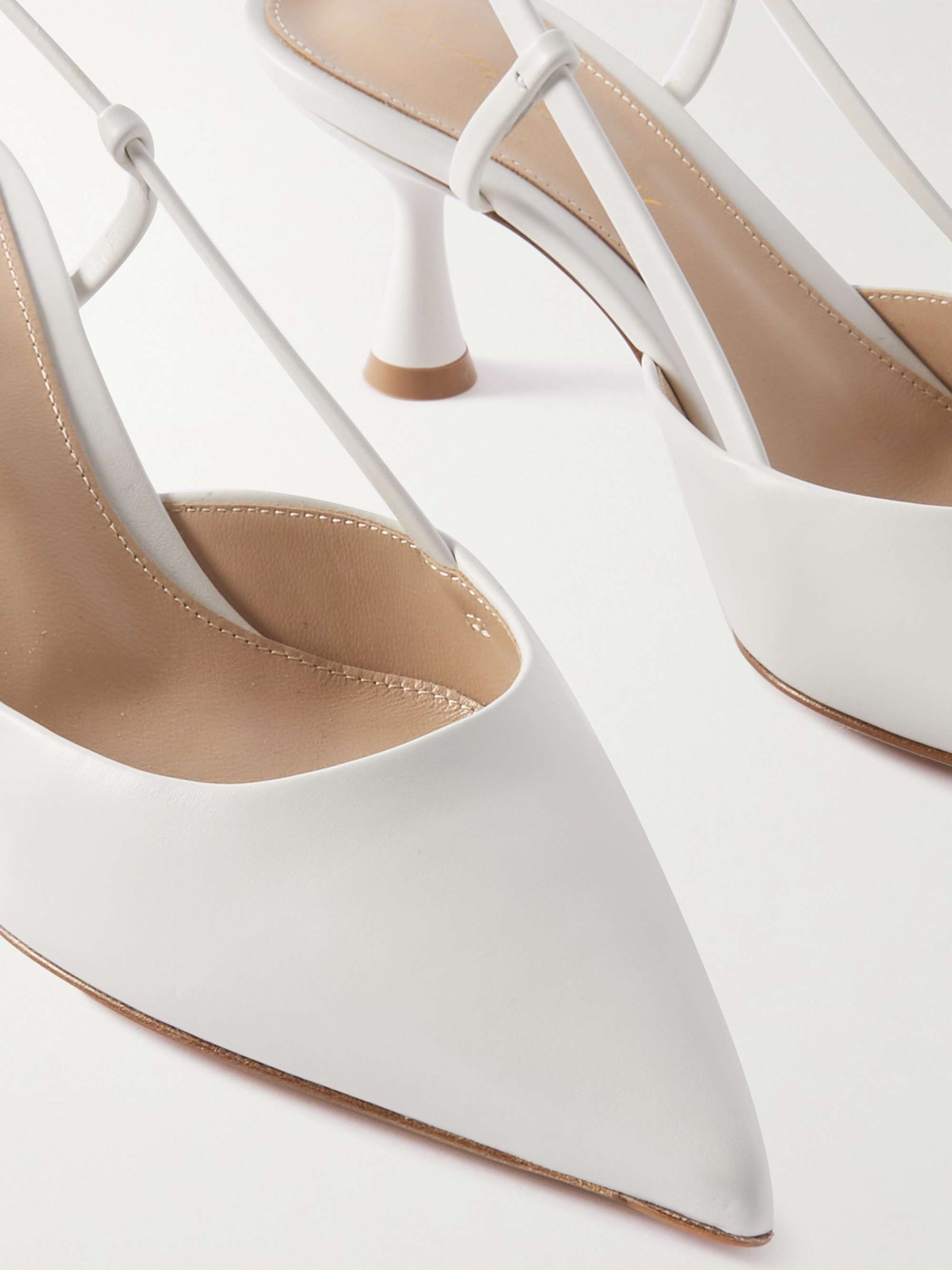 GIANVITO ROSSI Ascent 55 leather slingback pumps