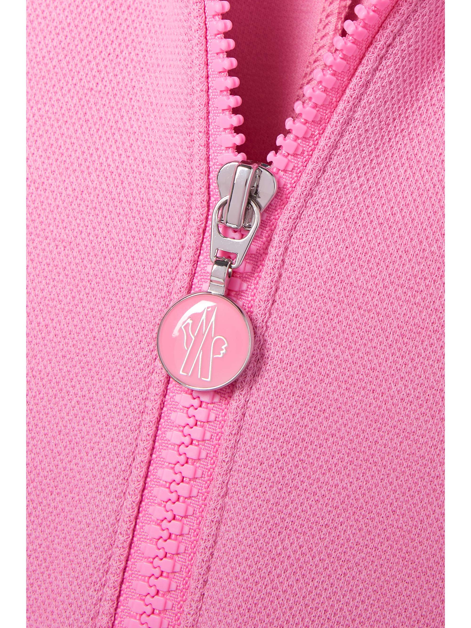 MONCLER Stretch cotton-blend piqué mini dress