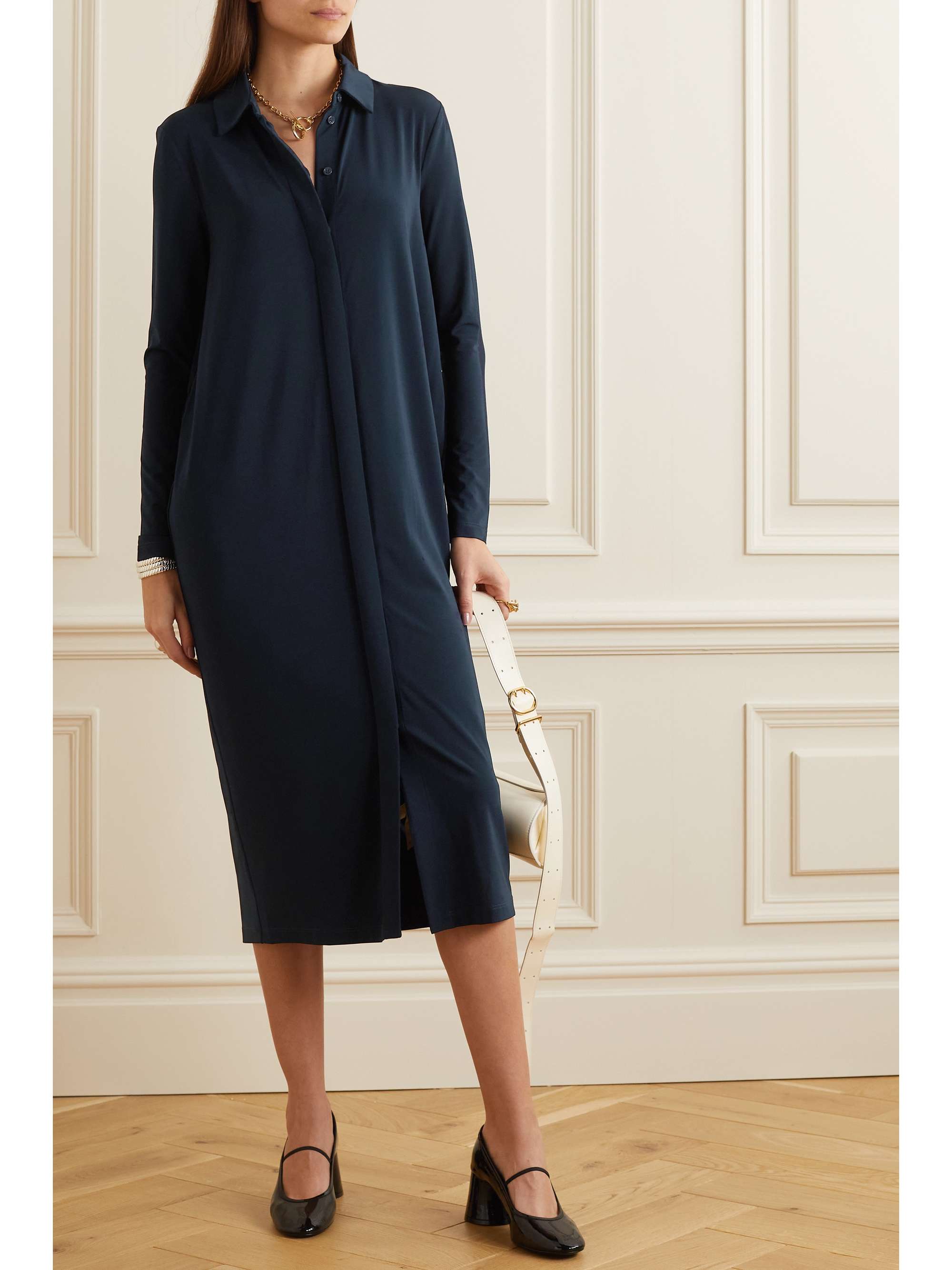 MAX MARA Leisure Calata jersey shirt dress