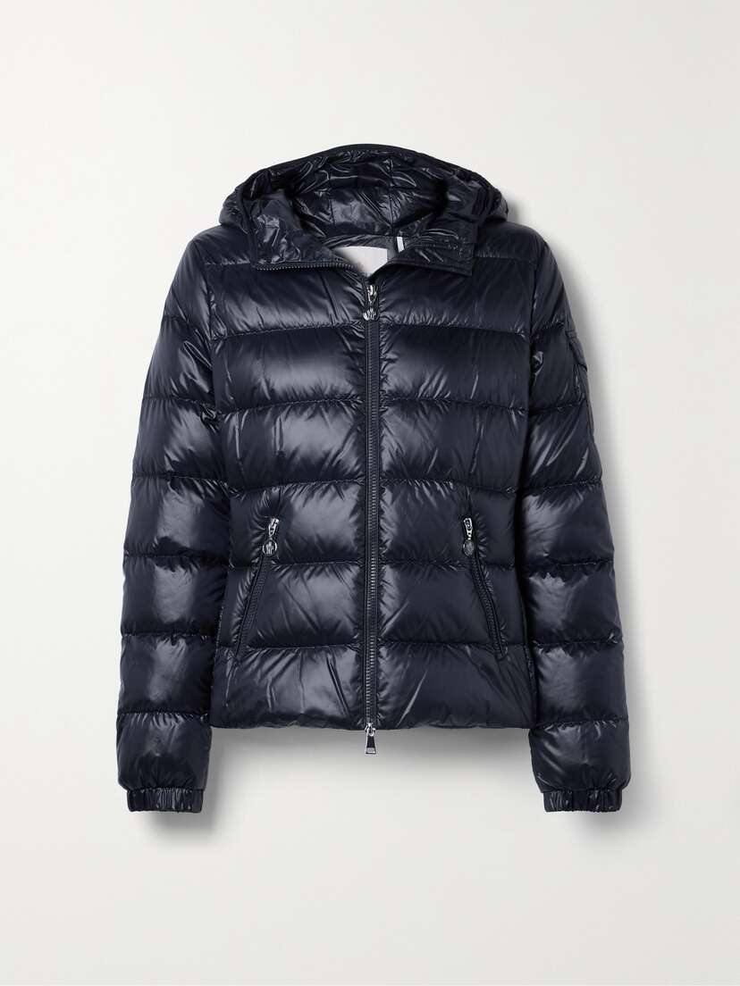 Moncler Gles Hooded Quilted Shell Down Jacket