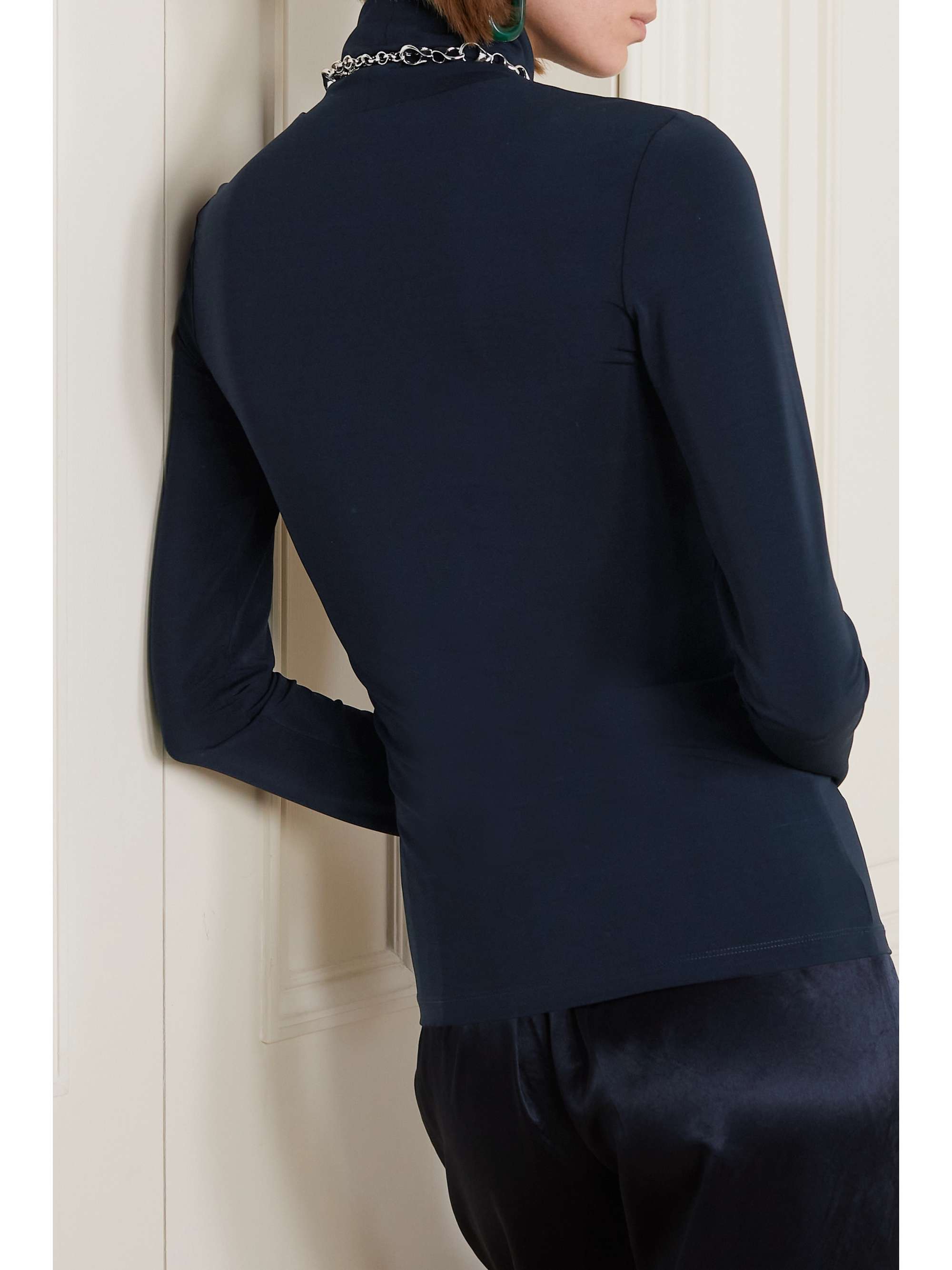 MAX MARA Leisure Reed stretch-jersey turtleneck top