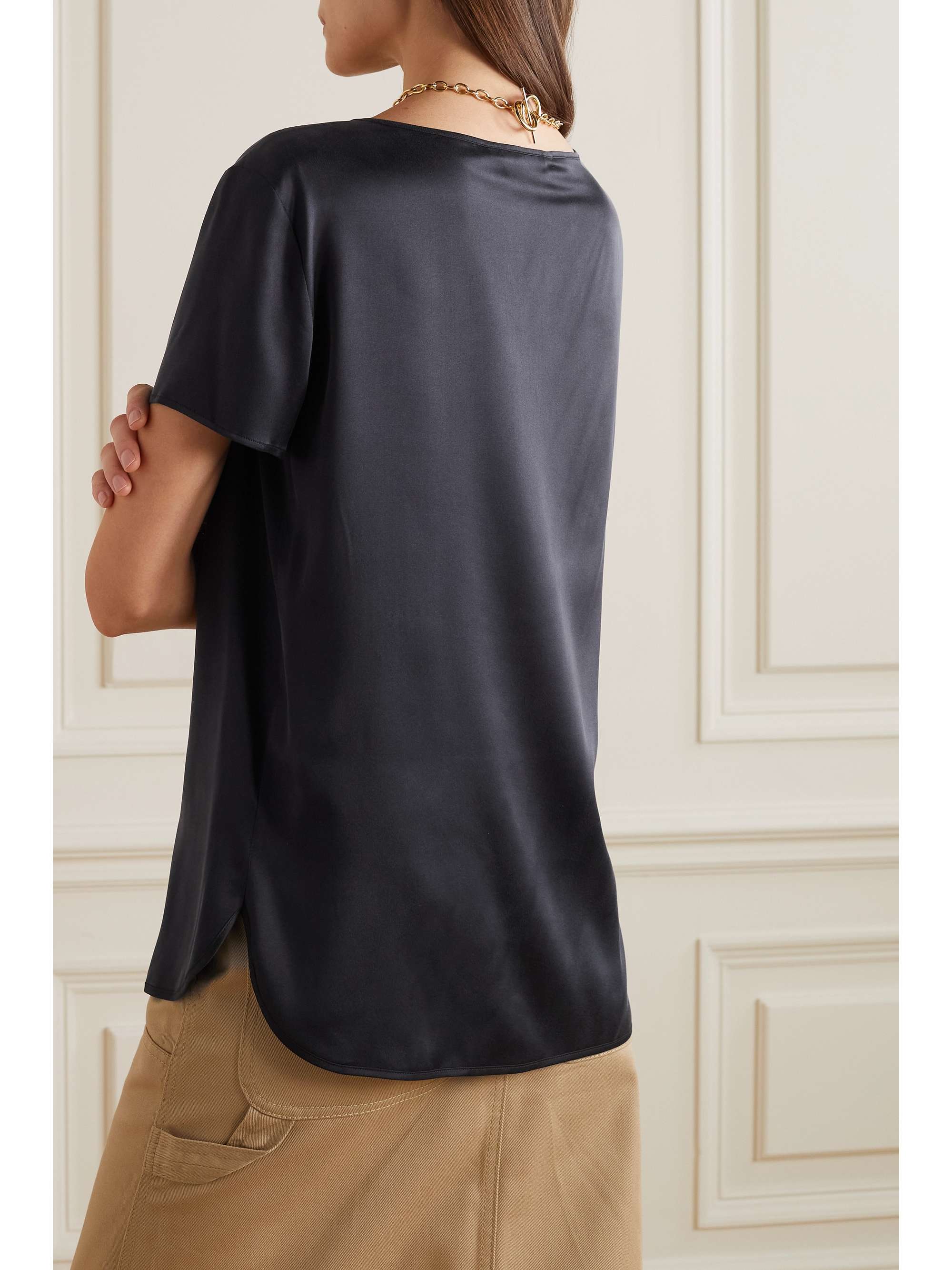 MAX MARA Leisure Cortona silk T-shirt