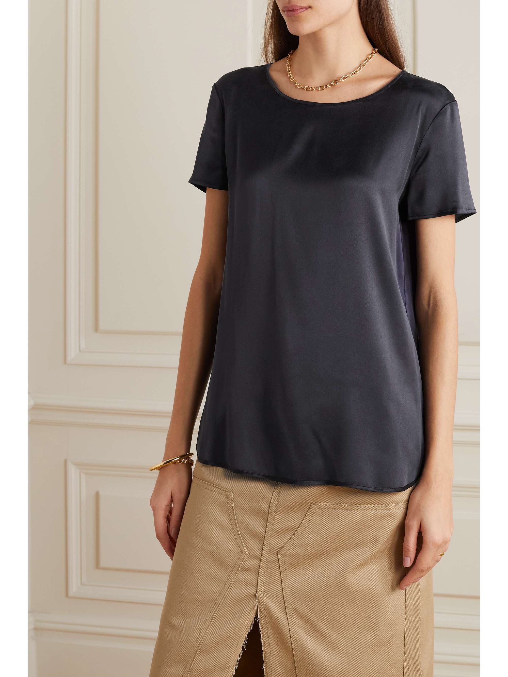 MAX MARA Leisure Cortona silk T-shirt