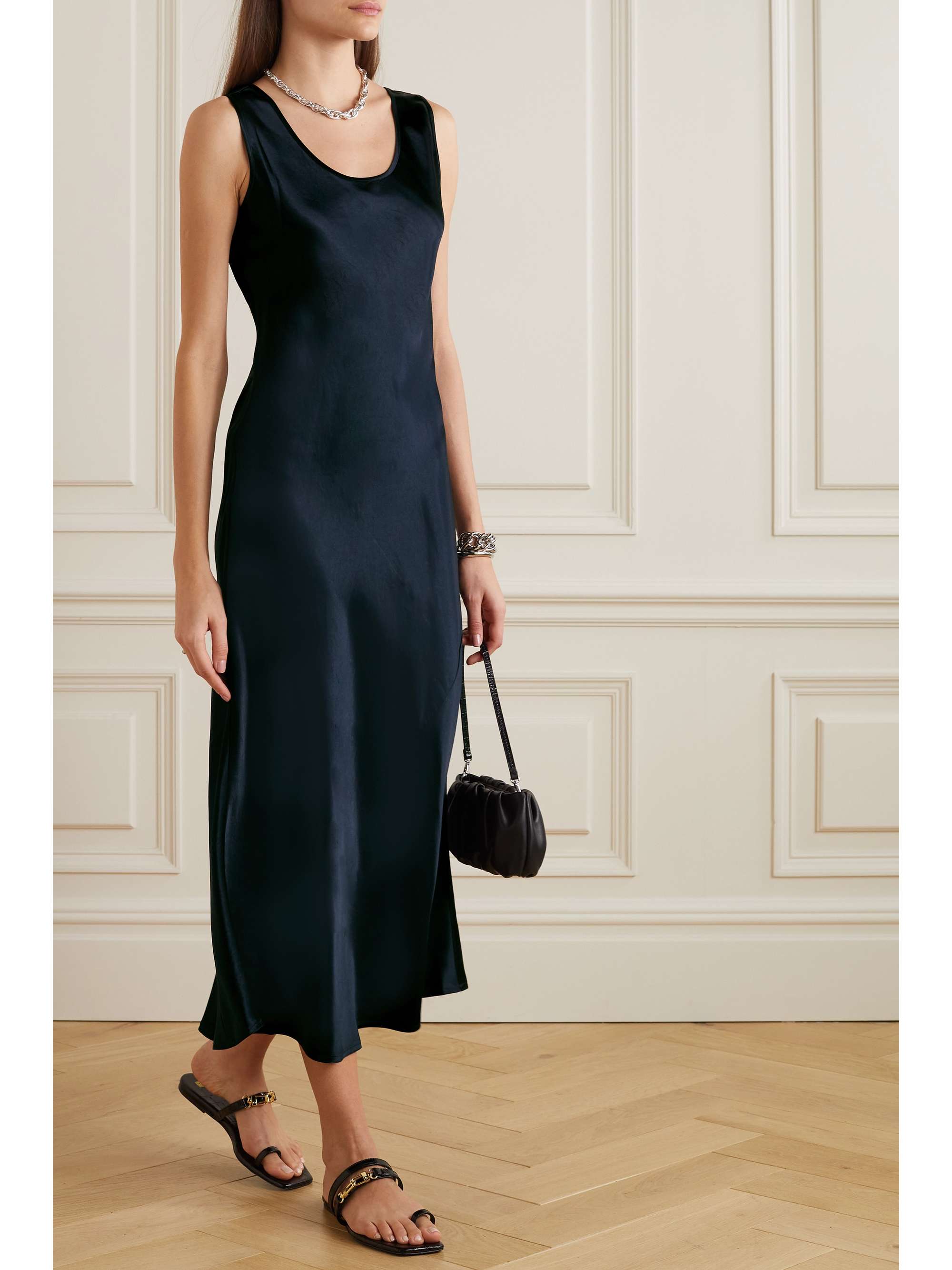 MAX MARA Leisure Capua satin midi dress
