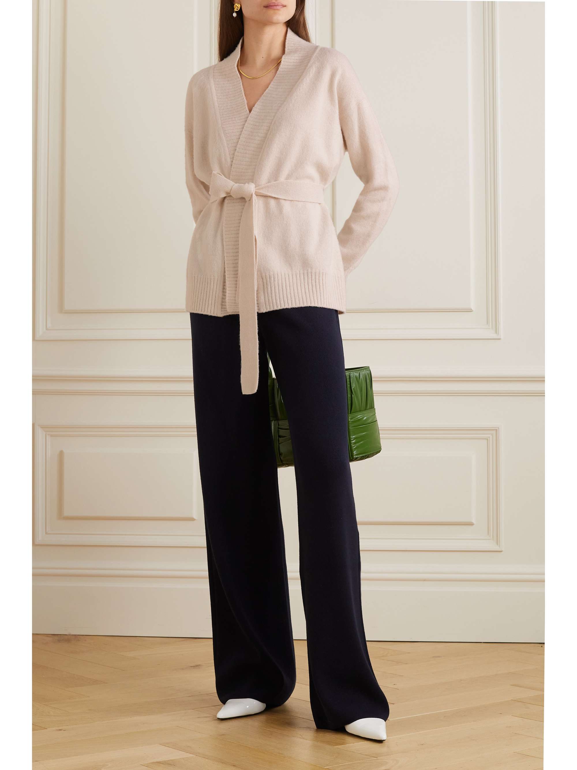 MAX MARA Leisure Whisky belted wool cardigan | NET-A-PORTER