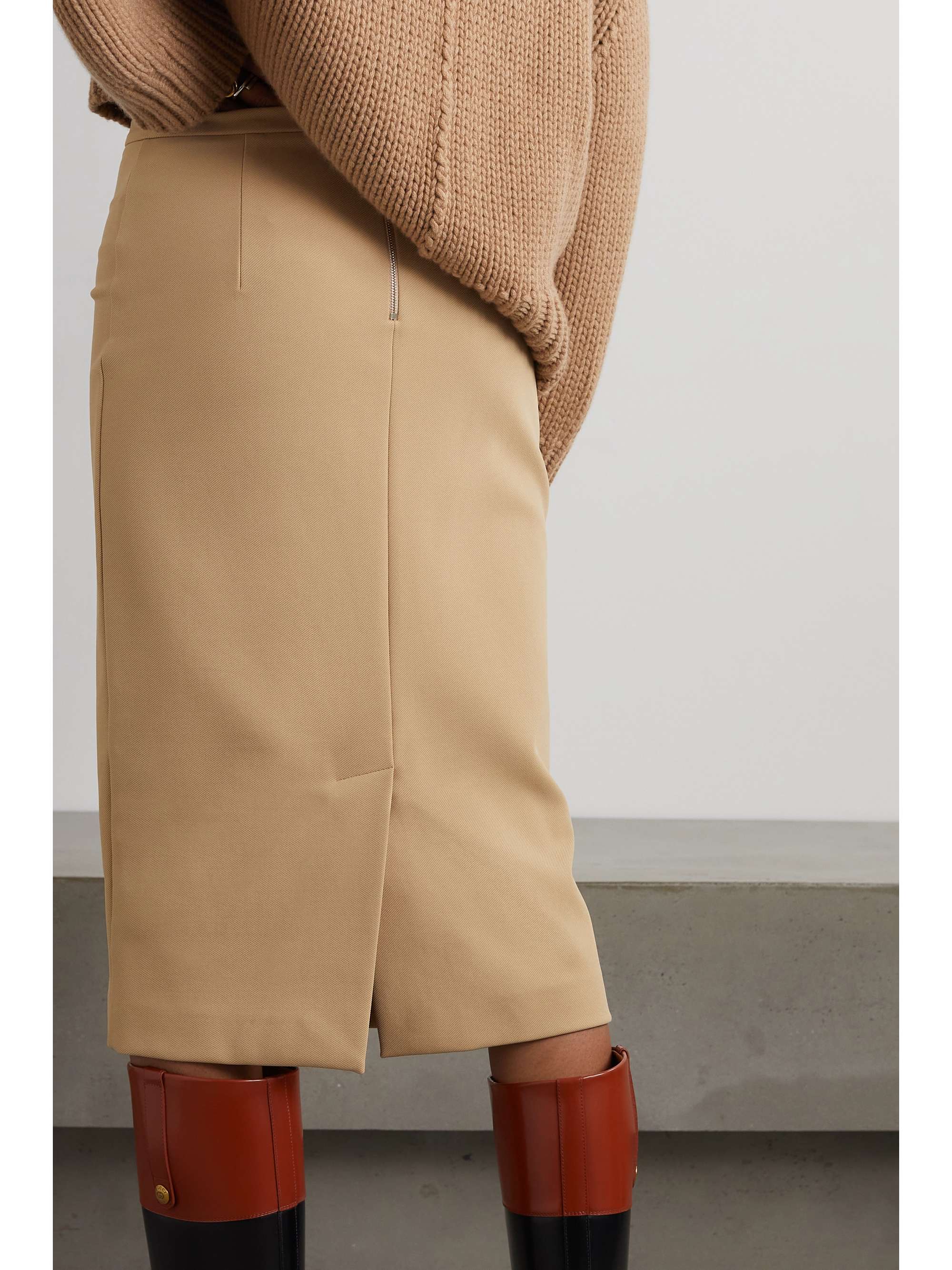MAX MARA Felice stretch-jersey midi skirt