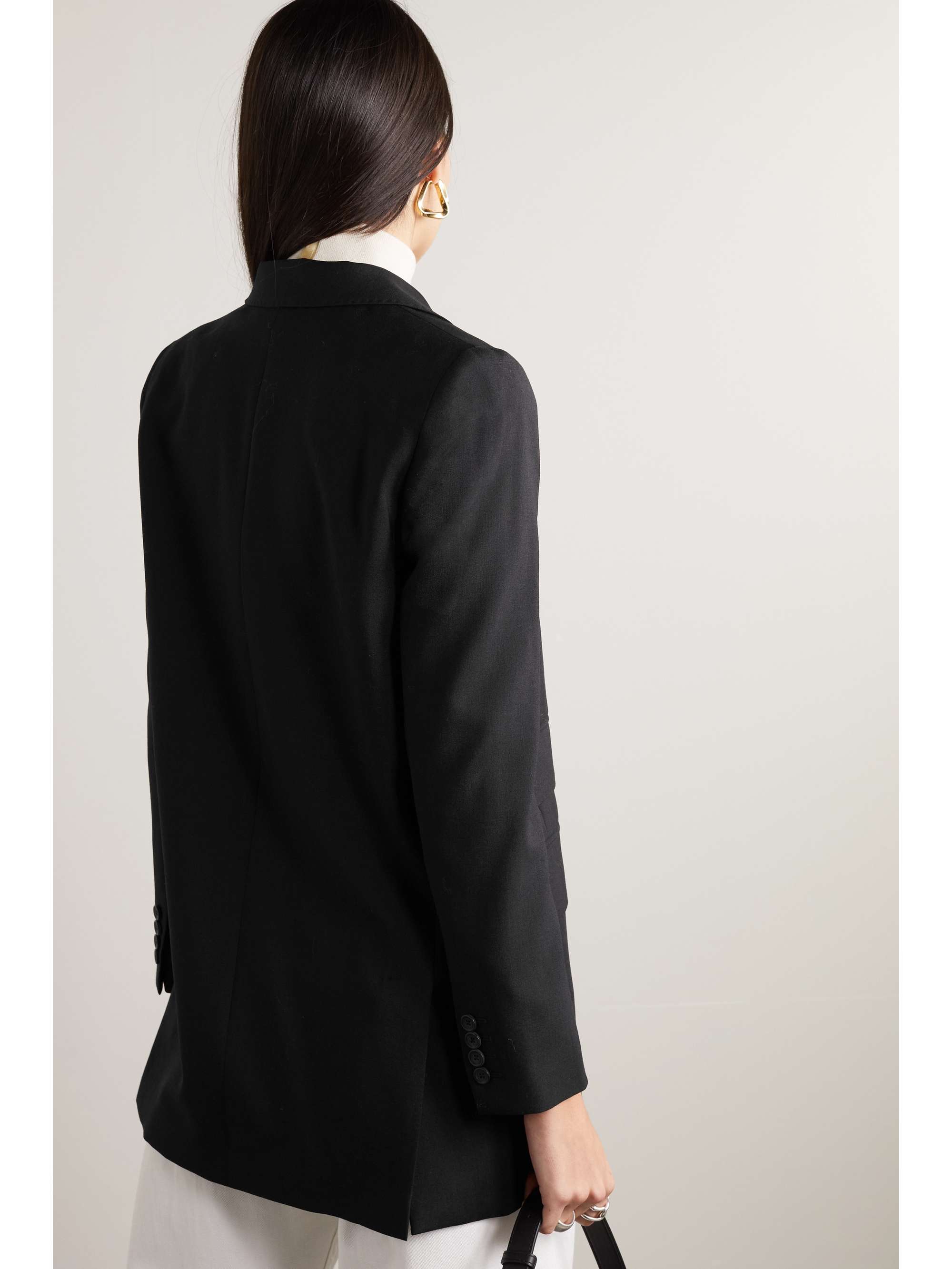MAX MARA Luglio double-breasted wool, mohair and silk-blend blazer
