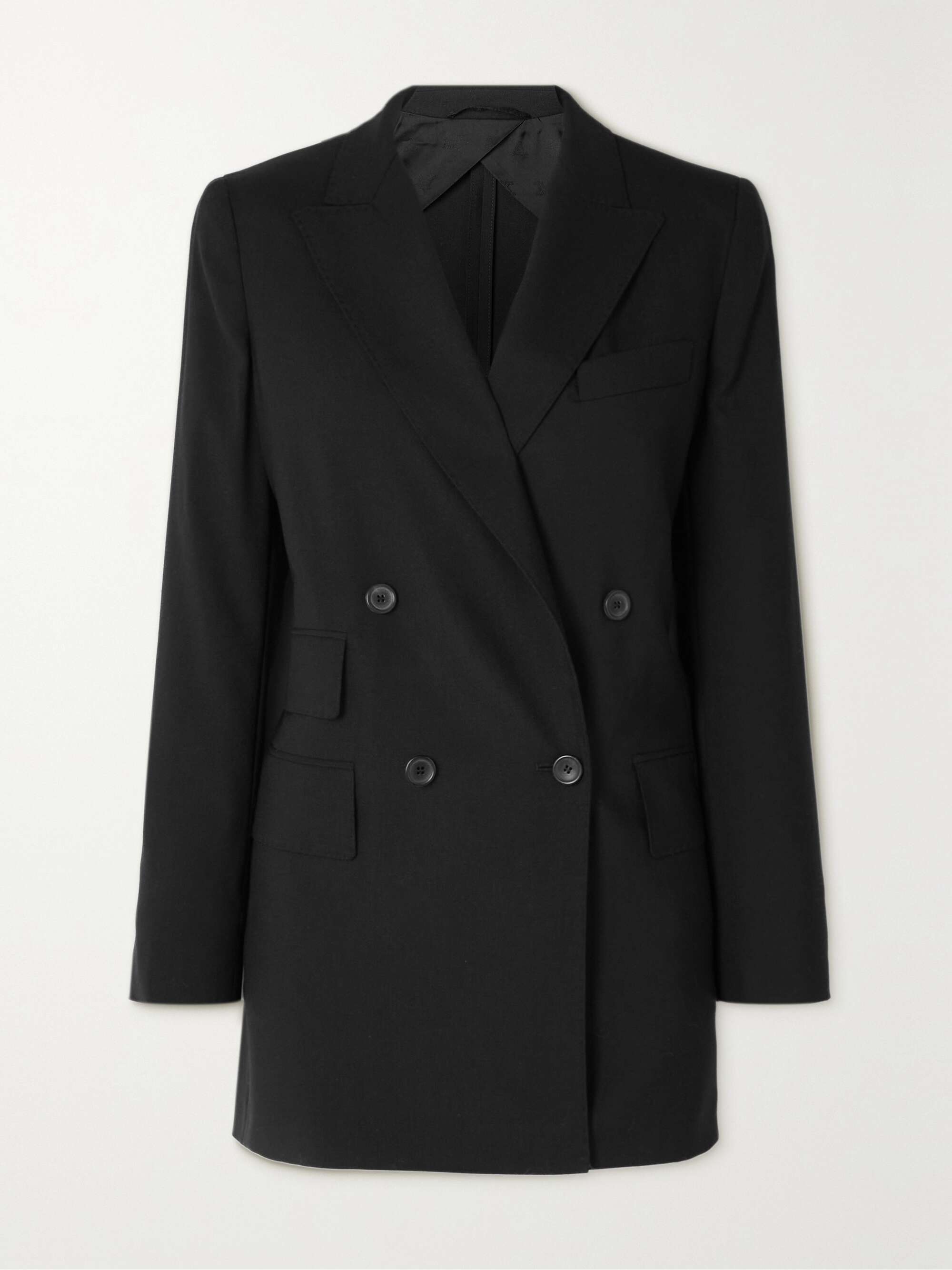 MAX MARA Luglio double-breasted wool, mohair and silk-blend blazer ...