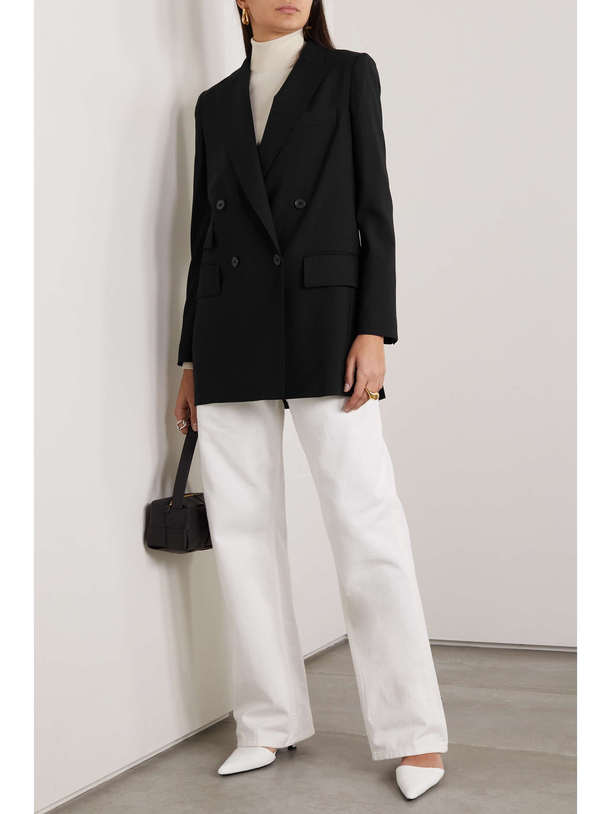 MAX MARA Luglio double-breasted wool, mohair and silk-blend blazer
