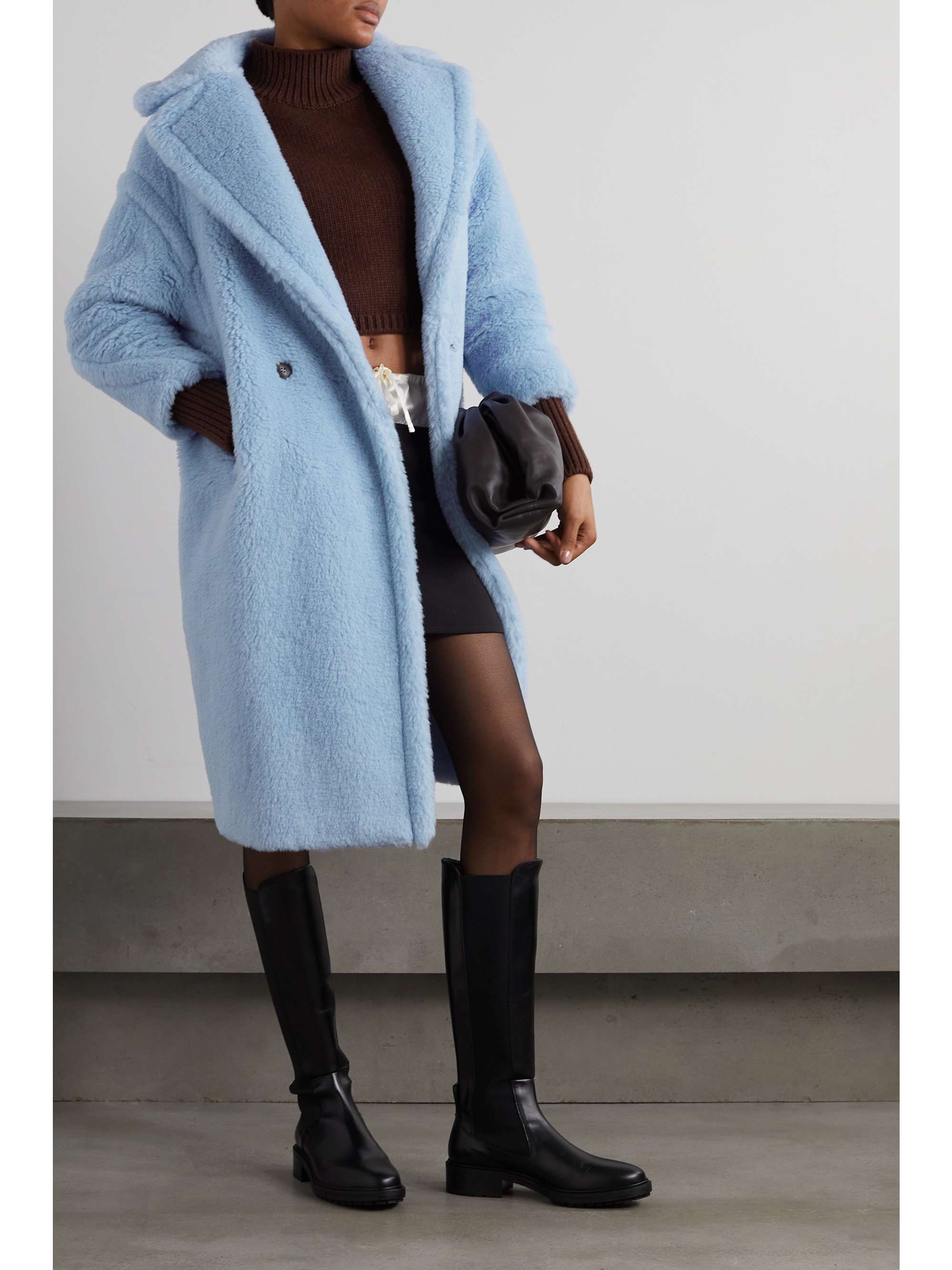 MAX MARA Teddy Bear Icon camel hair and silk-blend coat