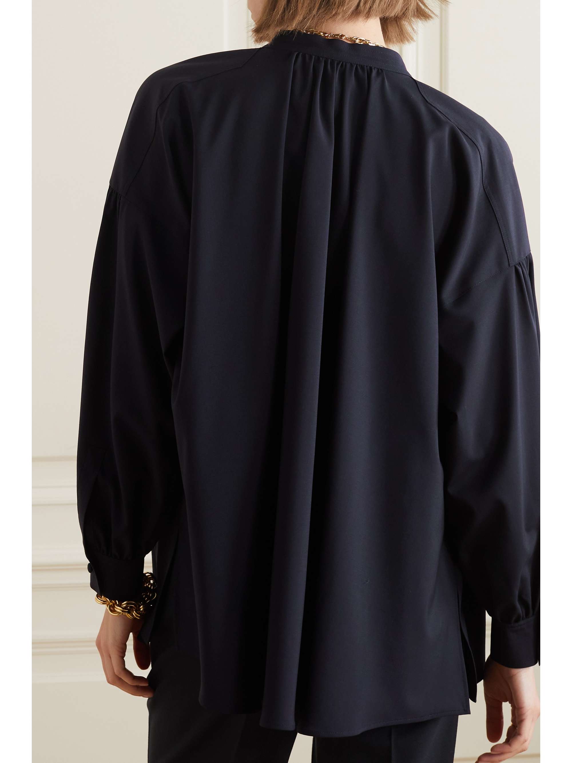 MAX MARA Borneo wool-crepe blouse